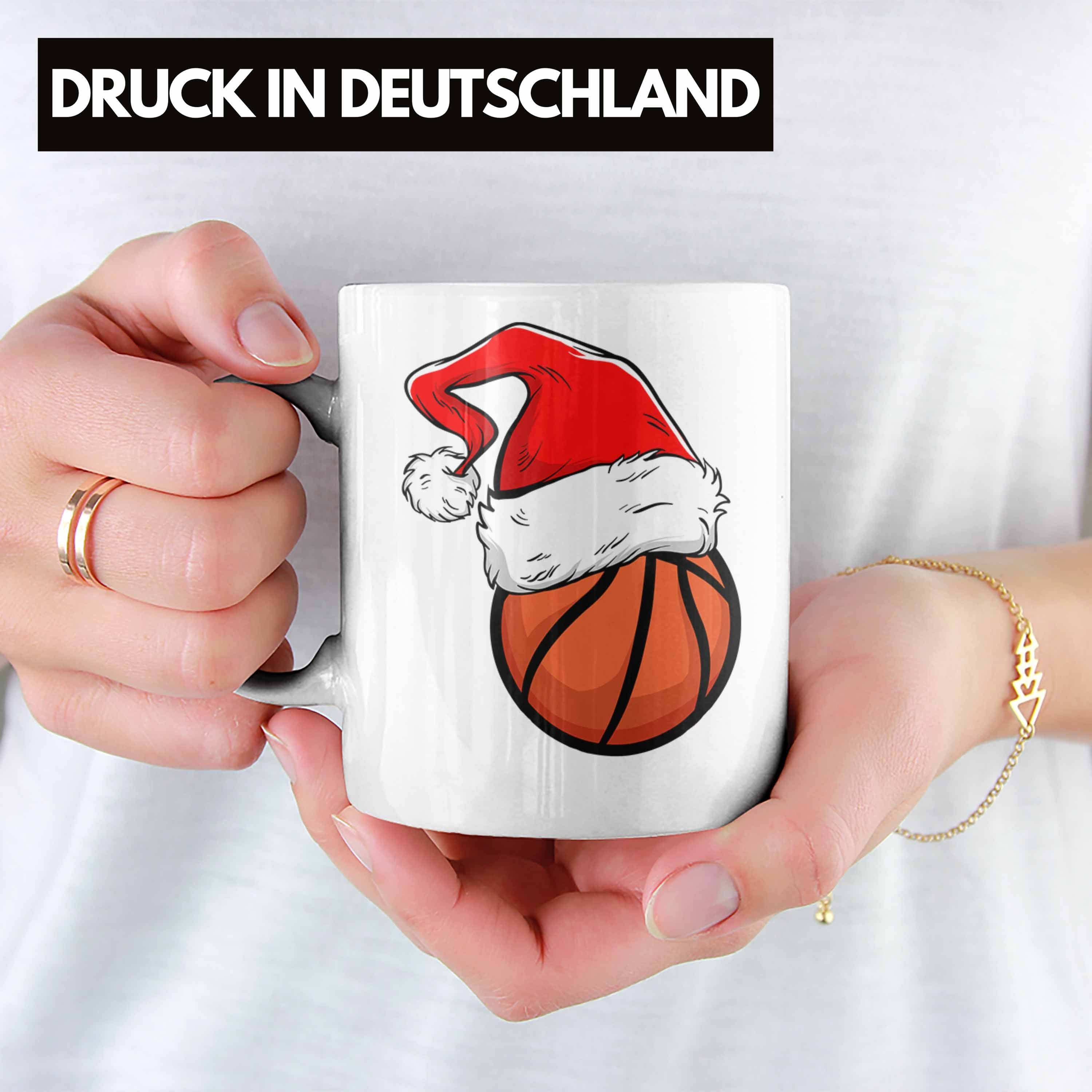 Weihnachten Geschenk Basketballspieler Tasse Basketball - Weiss Geschenkidee Trendation Tasse Trendation