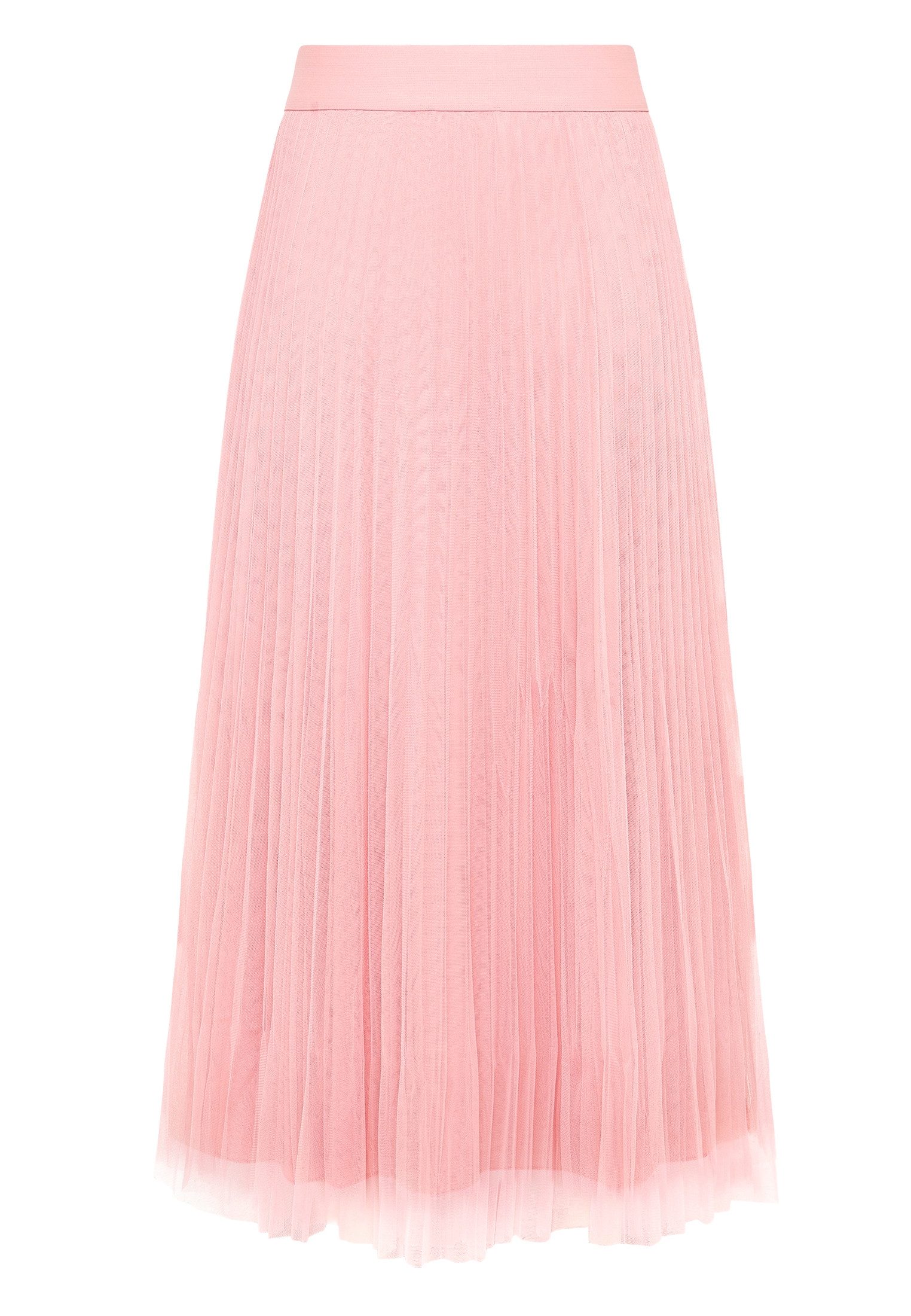 Zero Midirock Damen mit Gummibund Falten