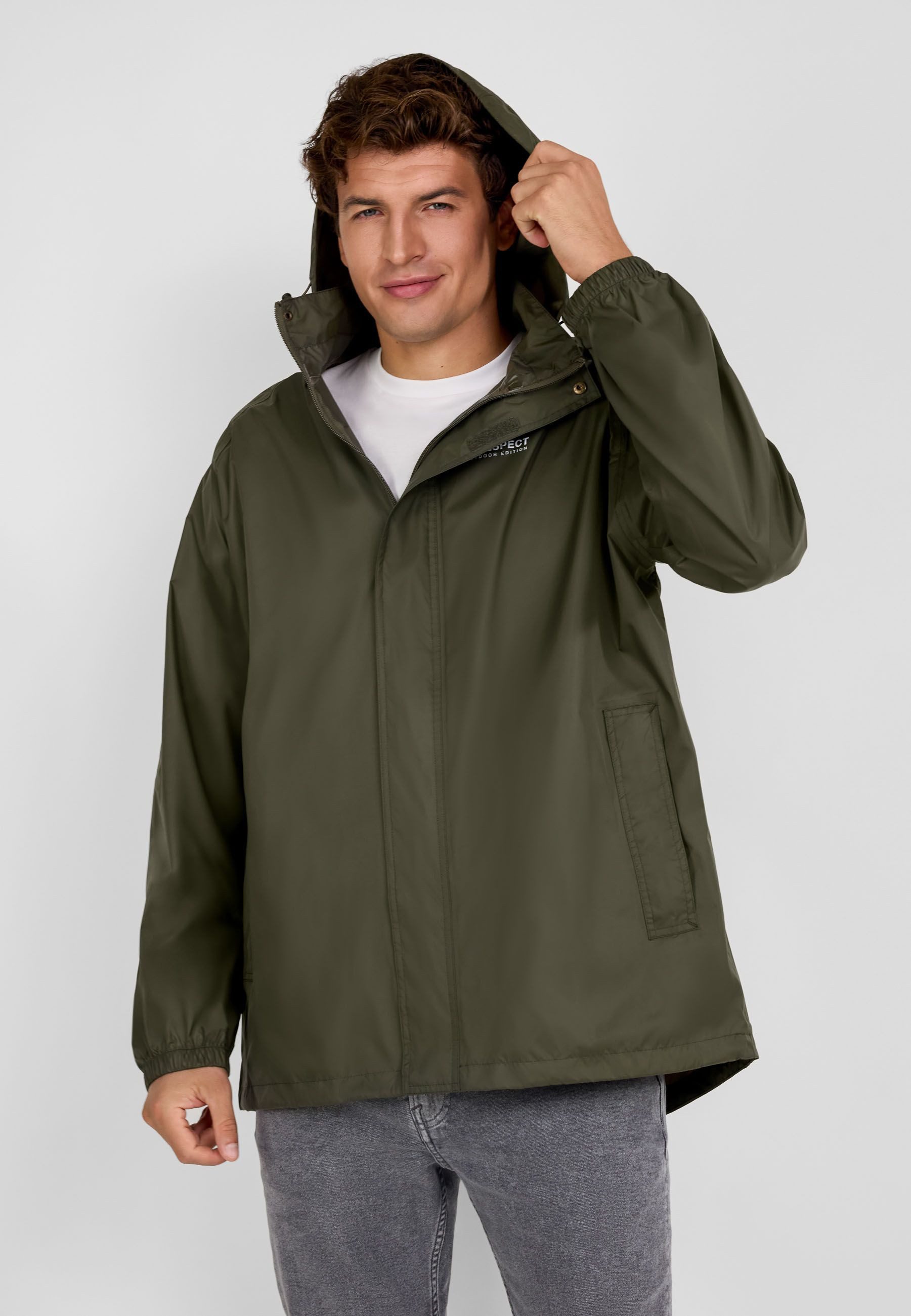 Regenjacke Regenjacke mit Kapuze und Tasche (XS - 3XL)