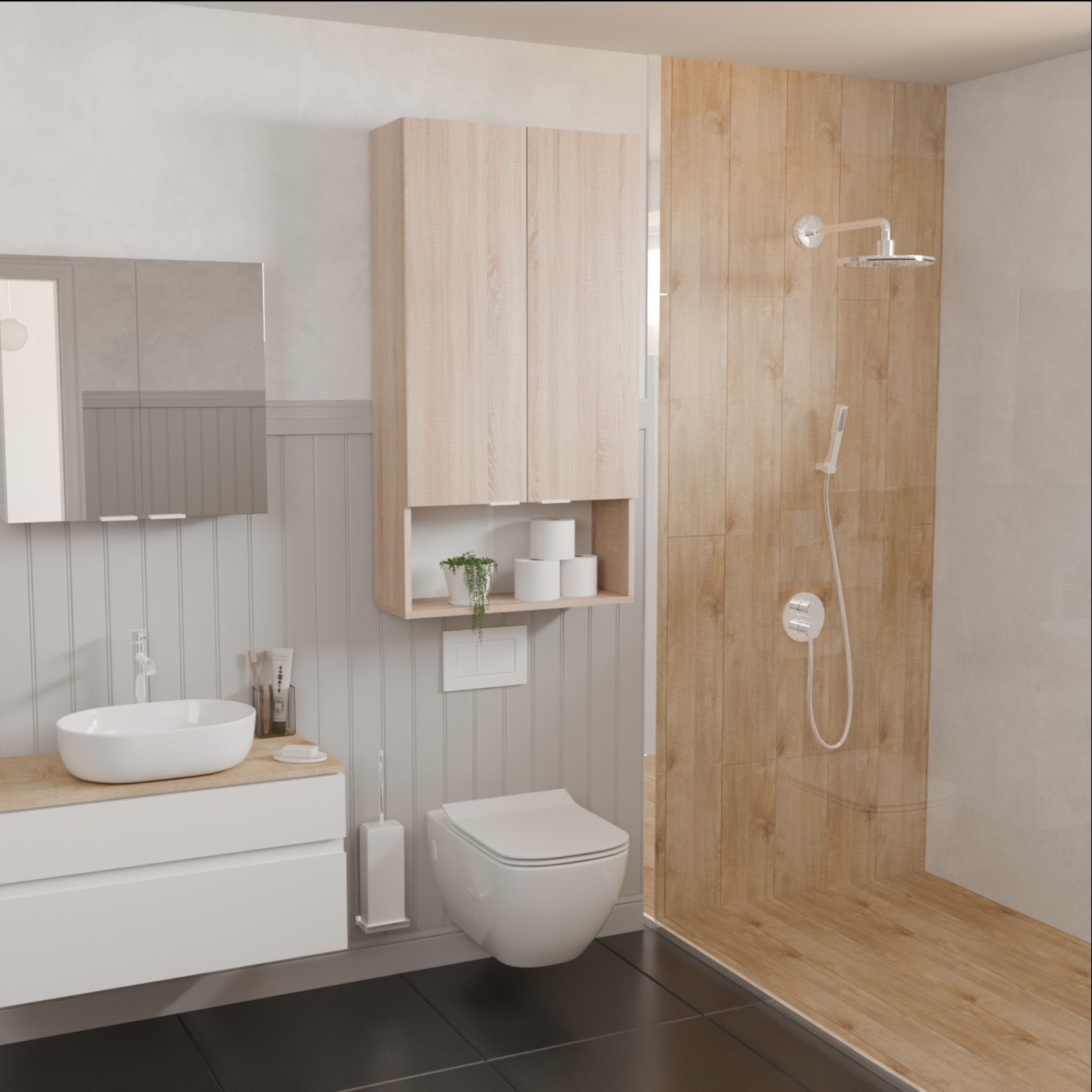Platan Room Hängeschrank Badschrank Oberschrank für günstig online kaufen