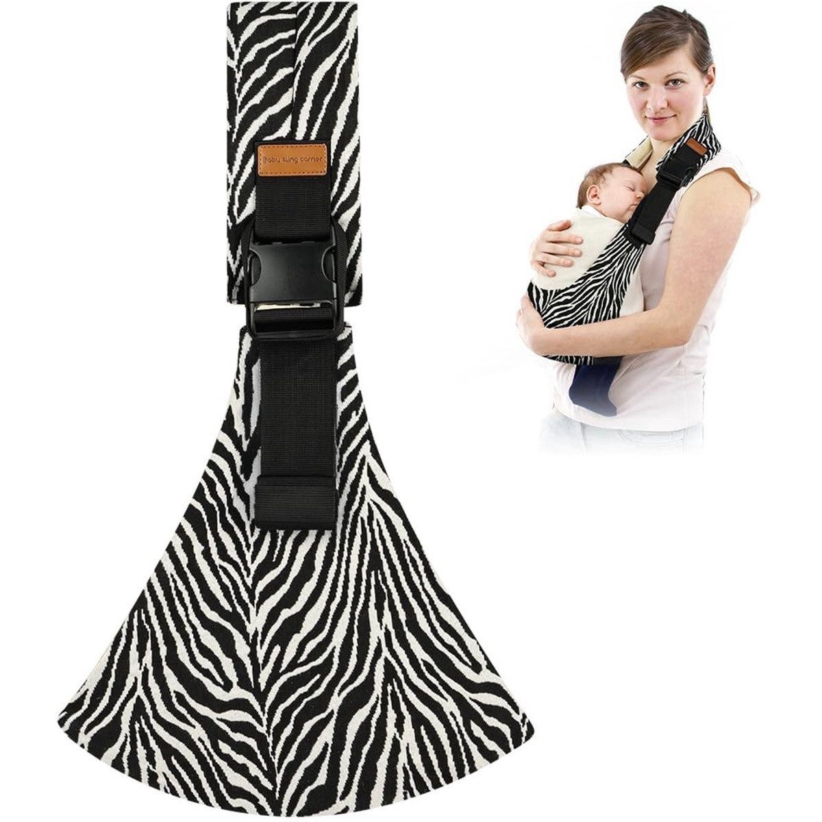 Kraftverdia Babytrage Ergonomische Babytrage Verstellbar für Neugeborene bis 15kg