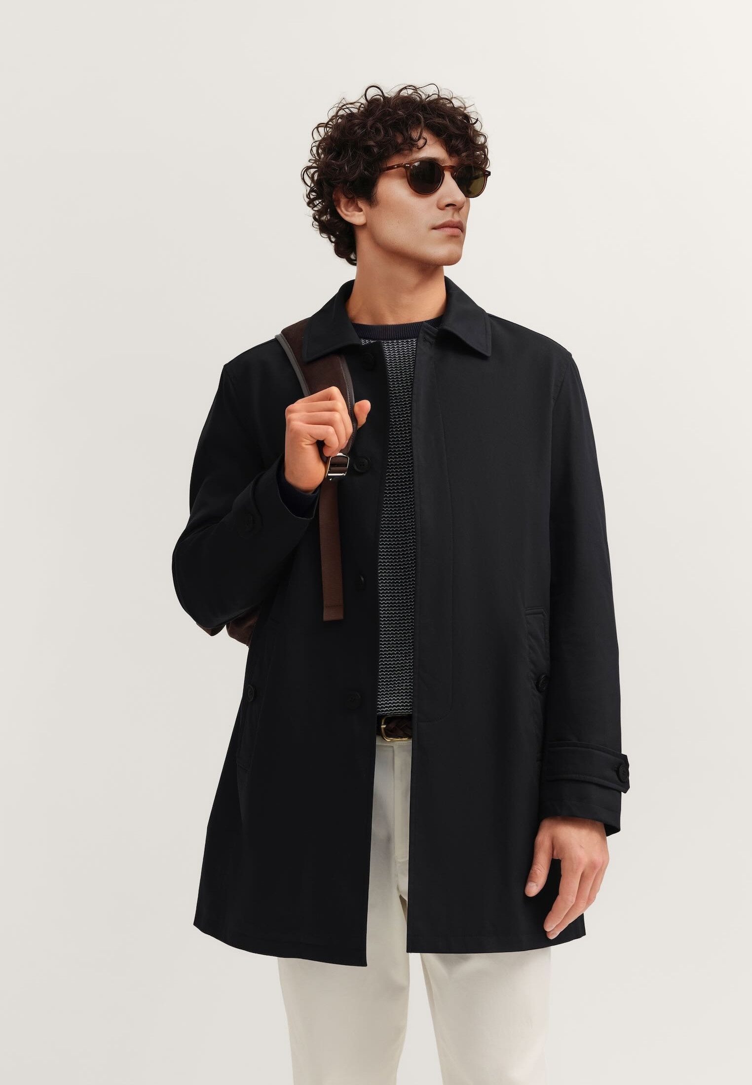 bugatti Kurzmantel Regular Fit wasserabweisend und PFC-frei