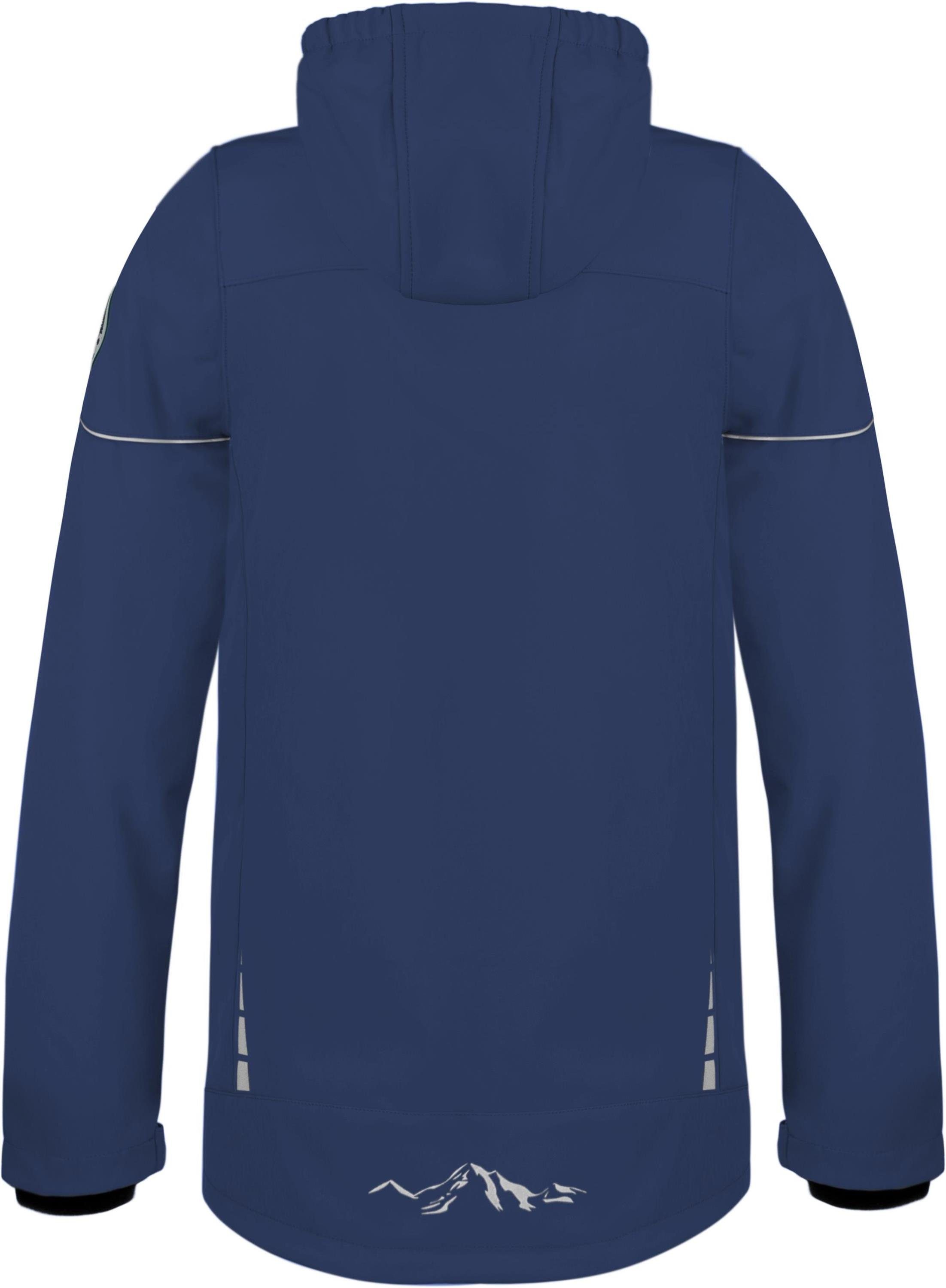 normani Regenjacke Kinder Softshelljacke Galway Wasserdichte Winterjacke Regenjacke mit Fleecefutter Kinderjacke – Bild 3 von 4