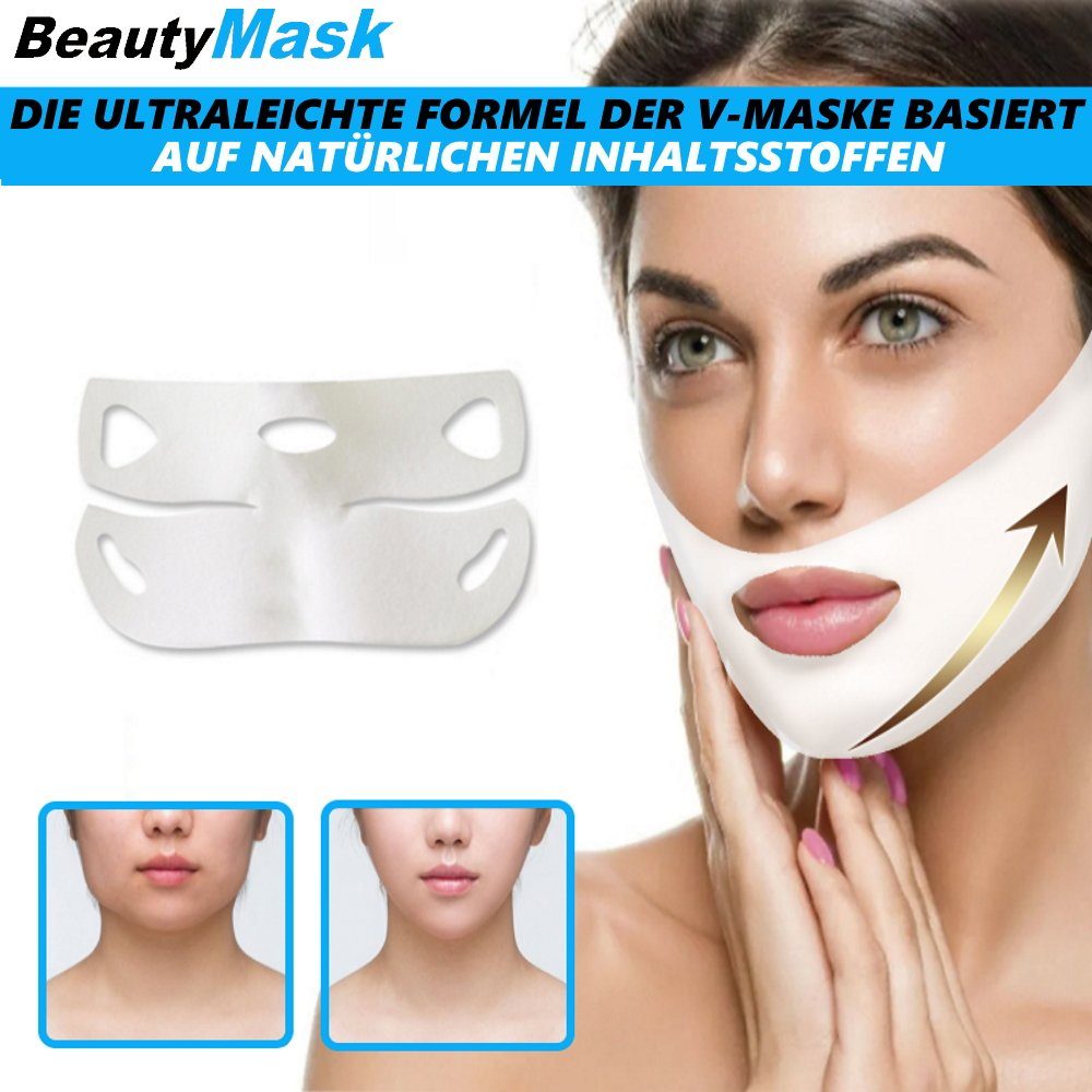 MAVURA BeautyMask Gesichtsmaske Gesicht Maske Gesichtsmaske Anti V-Linie Pflege Falten Schlankheitsmaske Slimming Mask Feuchtigkeitsmaske Kosmetik Maske Gesichtsstraffung