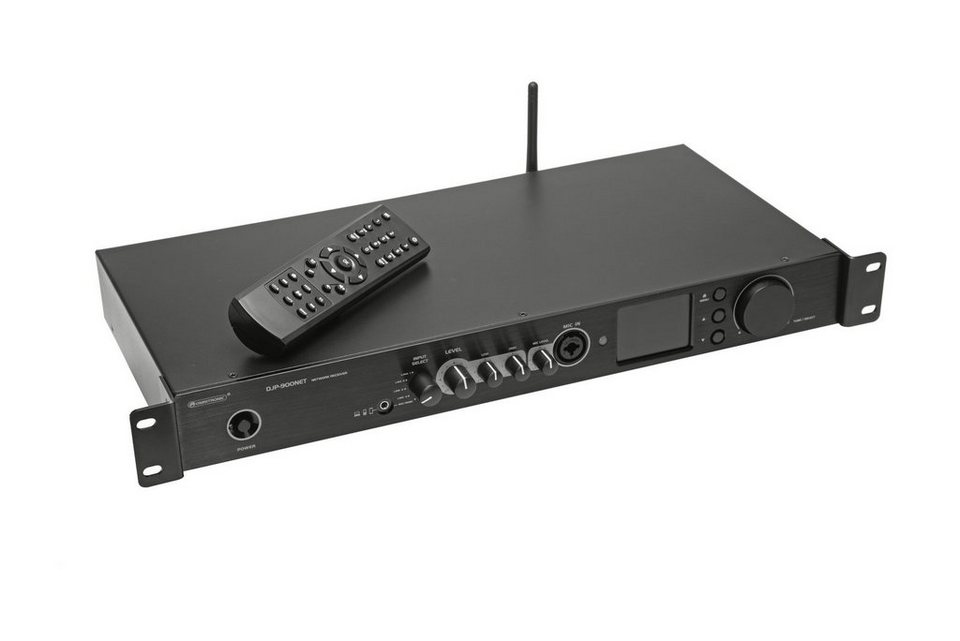 Omnitronic DJP-900NET Class-D Verstärker mit Internet-Radio (Digitalradio ( DAB), Blutooth)