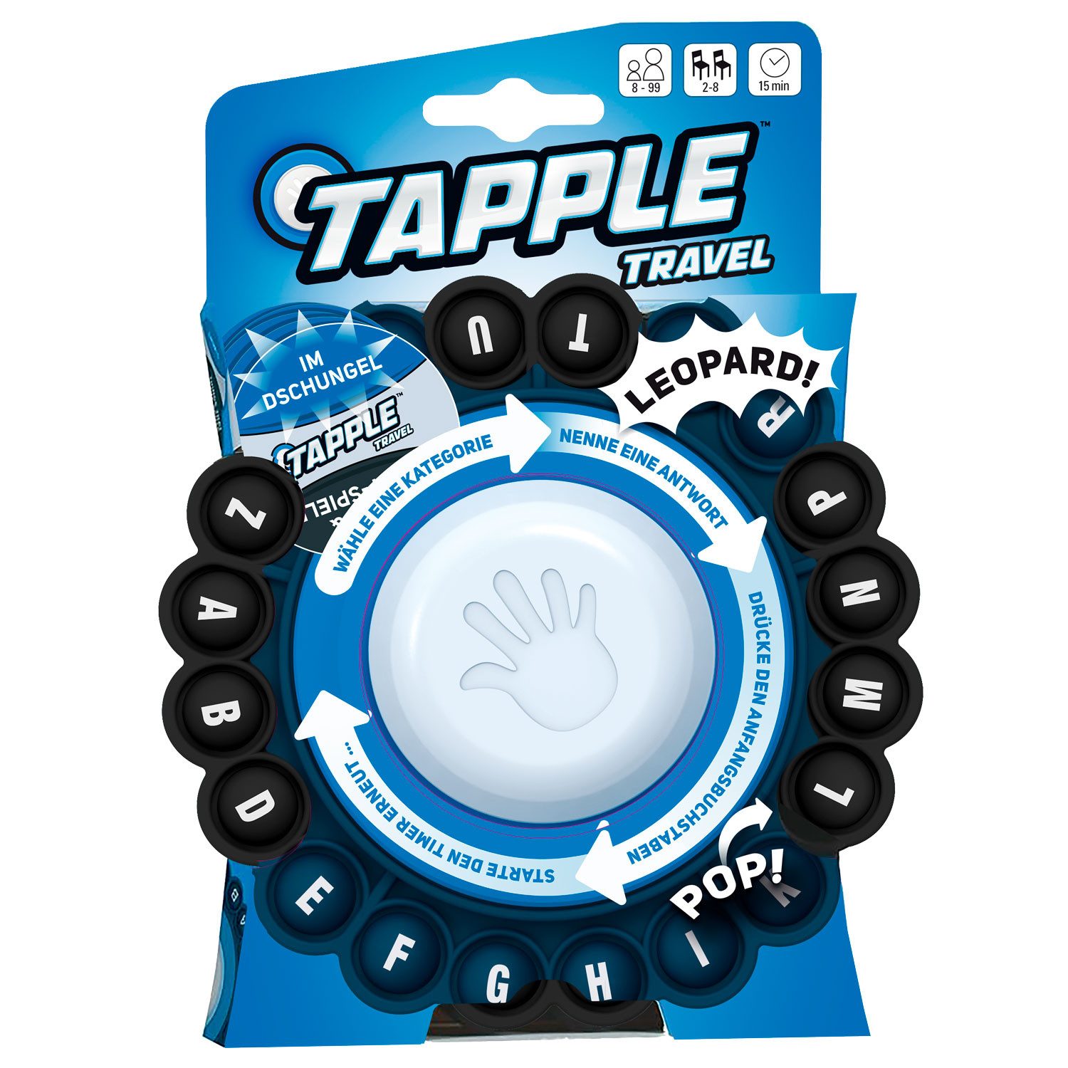 HUCH! Spiel Tapple Travel, Tapple Travel