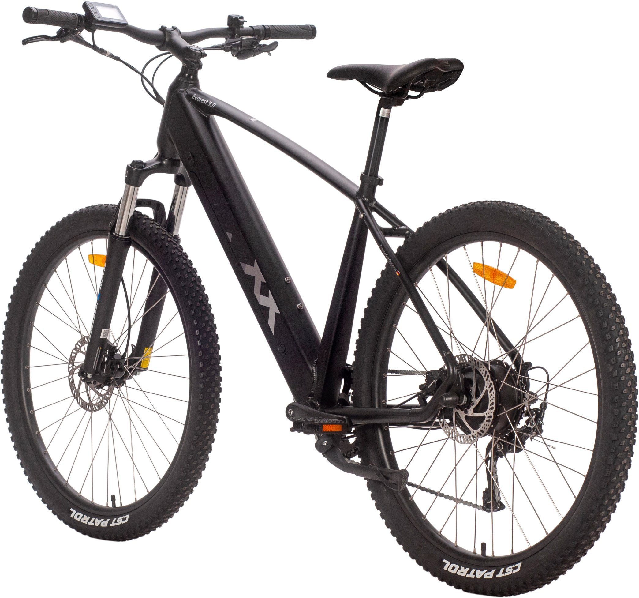 SAXXX E-Bike Everest 5.0, 9 468 Akku-Ladegerät) Gang, (mit Akku, Kettenschaltung, Wh Heckmotor