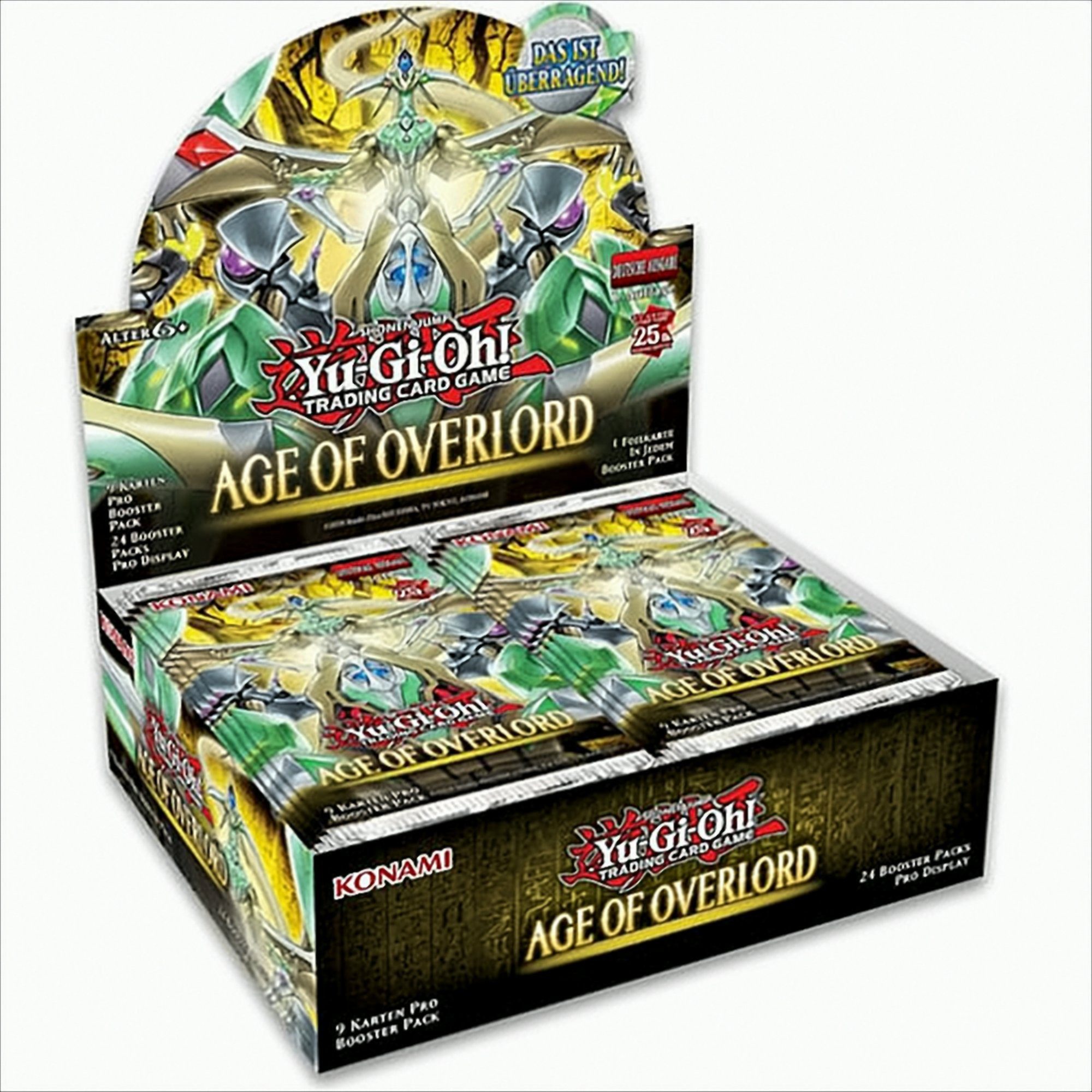 Konami Sammelkarte Yu-Gi-Oh ! Age of Overlord (Booster) Display Deutsch