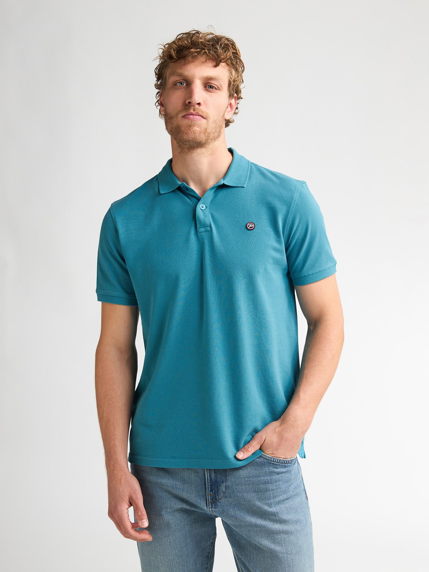 Petrol Industries Poloshirt mit Logo Stickerei