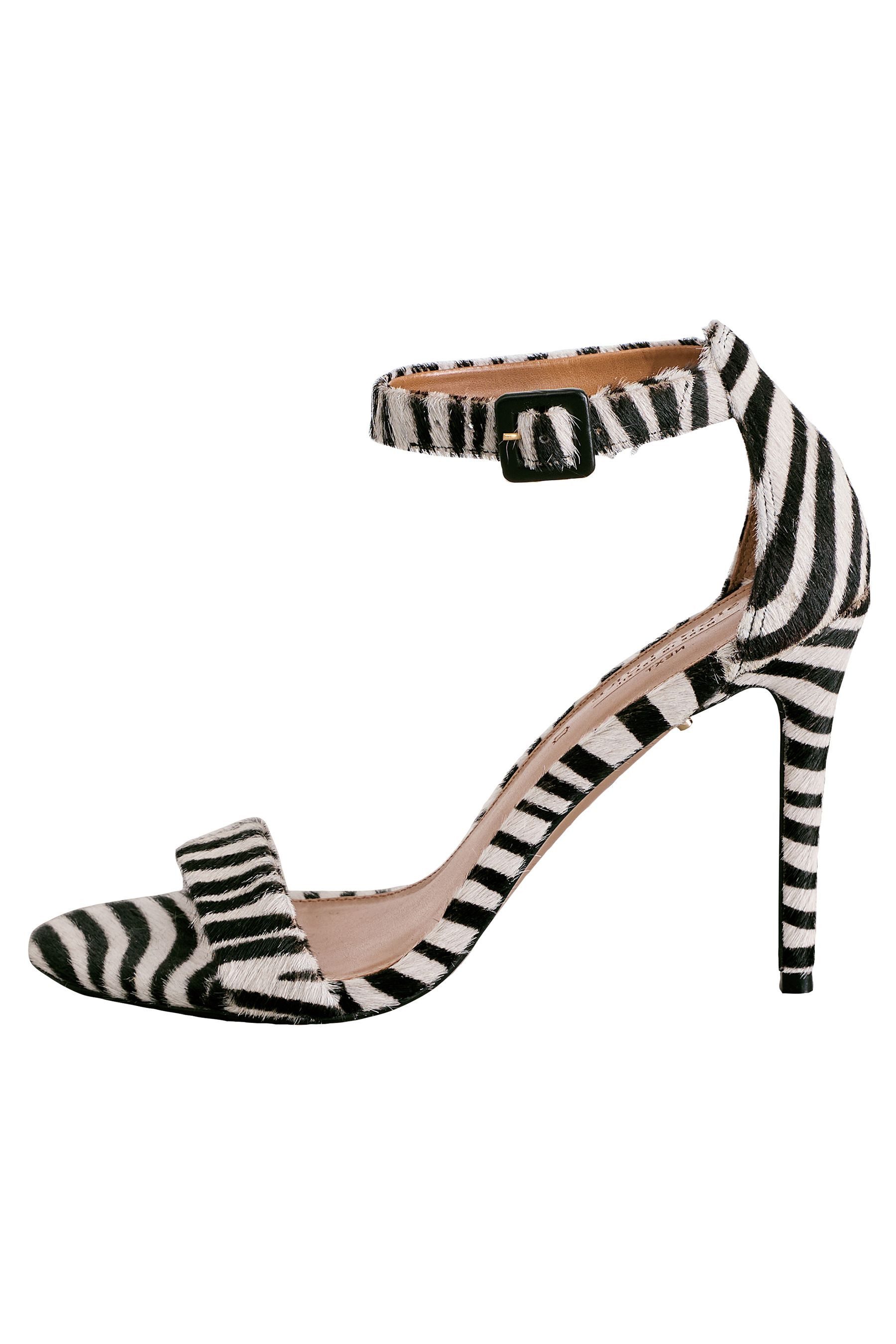 Next Signature runde hohe Sandalen aus Premium-Leder High-Heel-Sandalette (1-tlg)