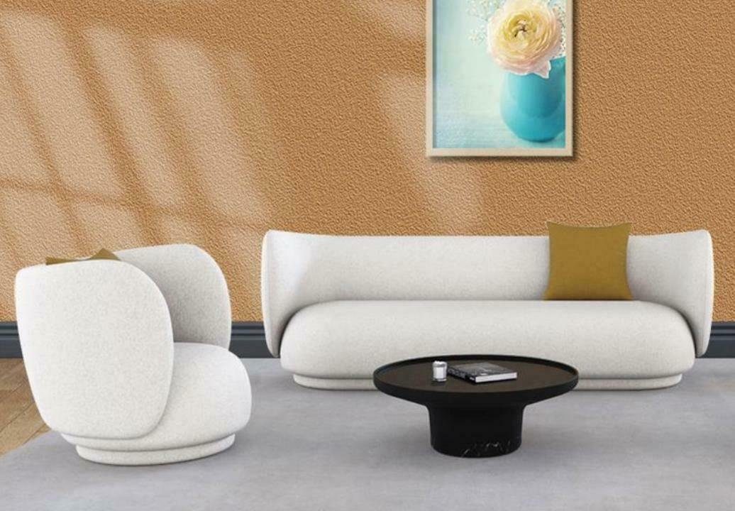 Wohnlandschaft 2+1 Sofagarnitur Sitzer JVmoebel Velvet Design Sofa Sofa,