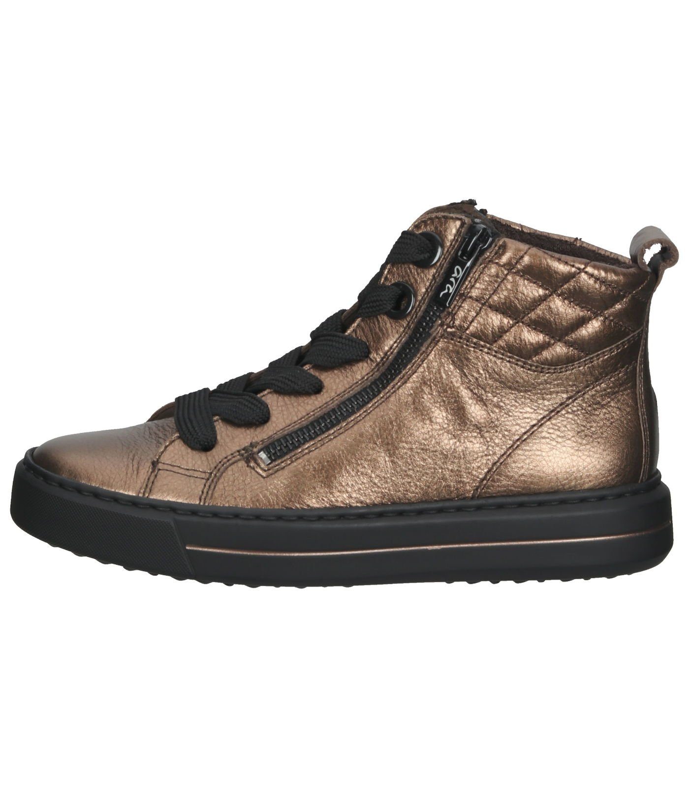 Ara Glattleder Gold Sneaker Sneaker