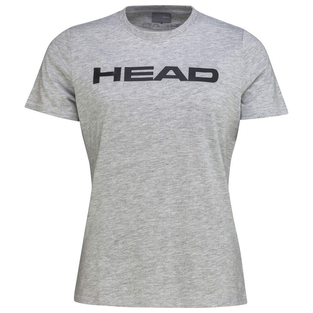 Head Tennisshirt Club Lucy 2023 (Polyester/Baumwolle) grau/schwarz Damen