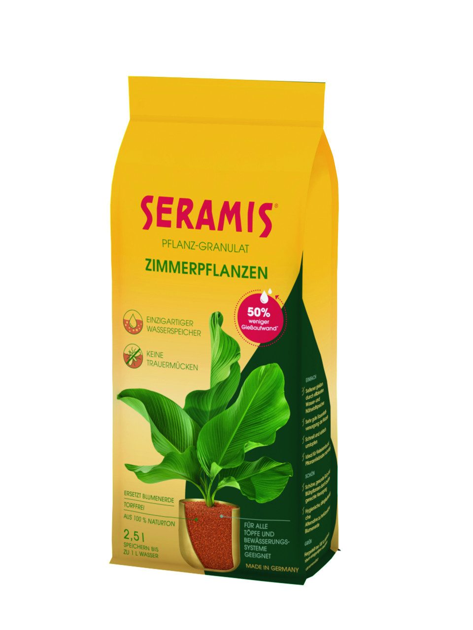 Seramis Pflanzgranulat Seramis Pflanz-Granulat für Zimmerpflanzen 2,5 L