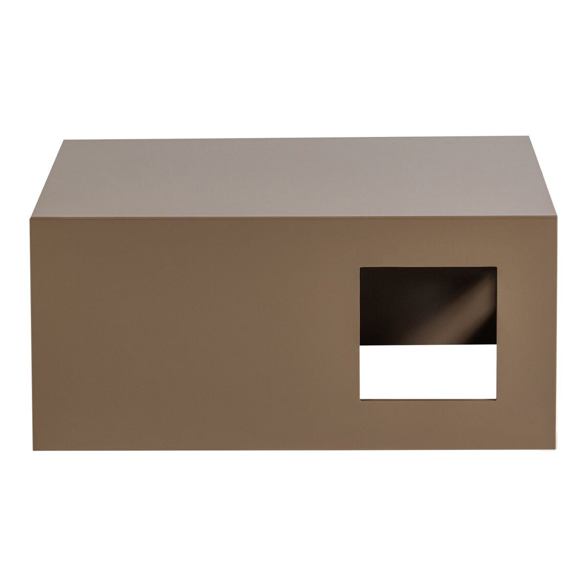 vtwonen Couchtisch, Künstlerische Gestaltung, kompakte quadratische Form