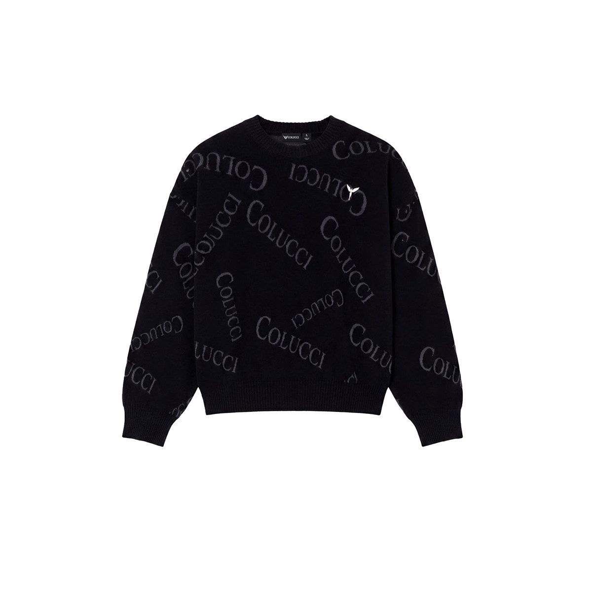 COLUCCI Sweater Flatknit Logo (kein Set)
