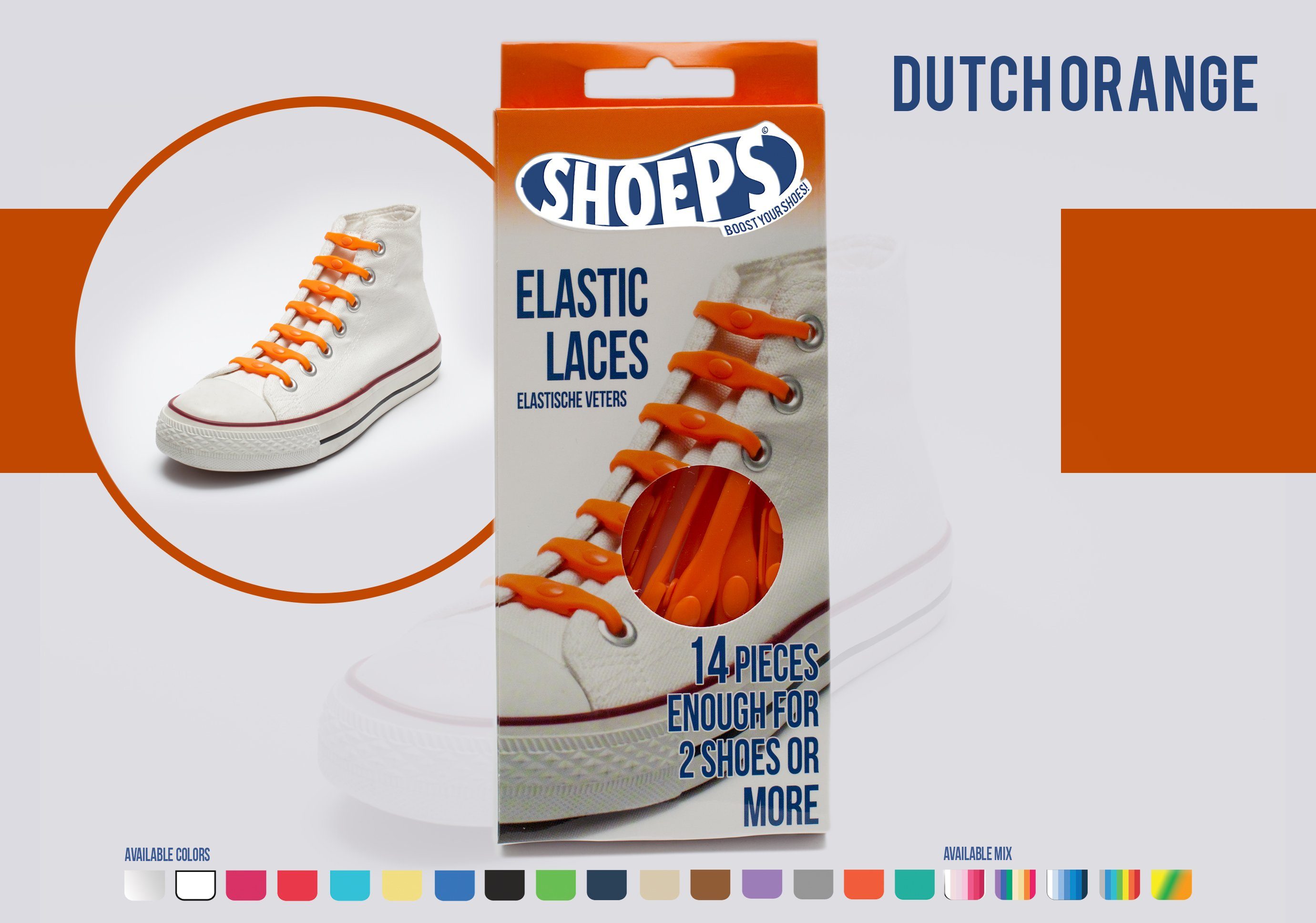 Shoeps Schnürsenkel Elastic Laces - Die neue und einfachere Art Schuh zu binden