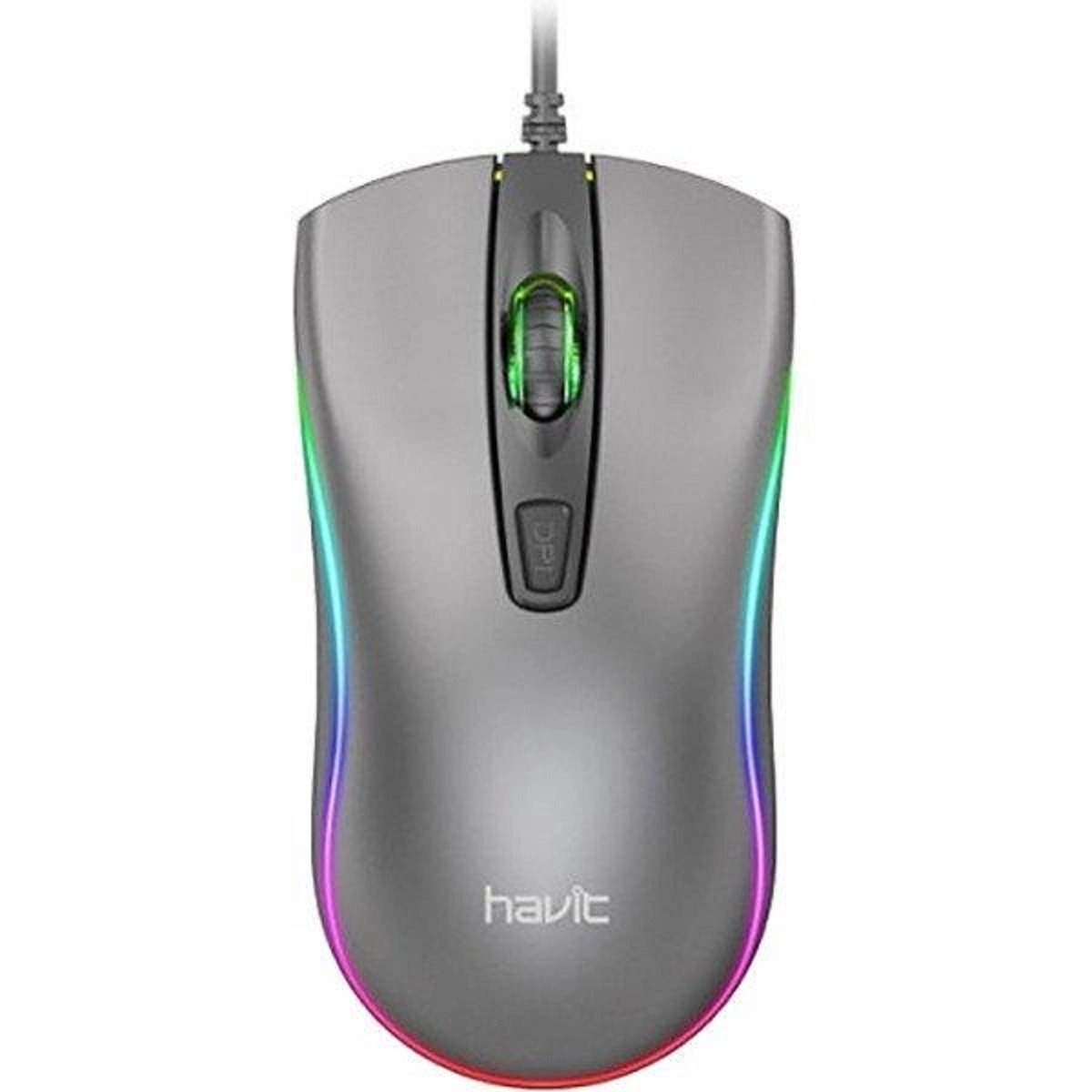 Havit kabelgebundene USB PC-Maus DPI 1200 Computermaus Gaming-Maus