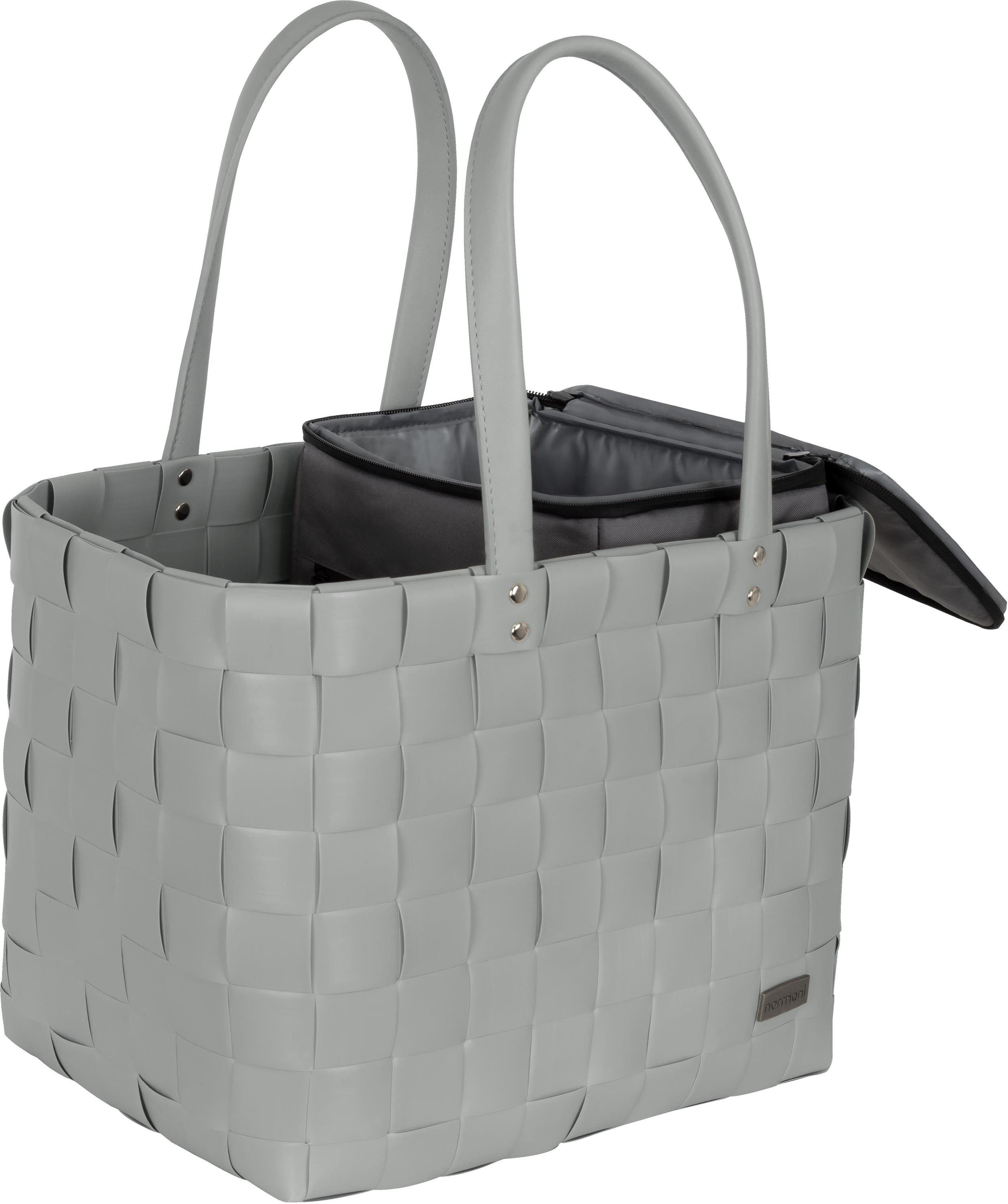 normani Einkaufskorb Einkaufstasche mit kleiner Kühltasche, 20 l, Einkaufstasche mit kleine Kühlbox