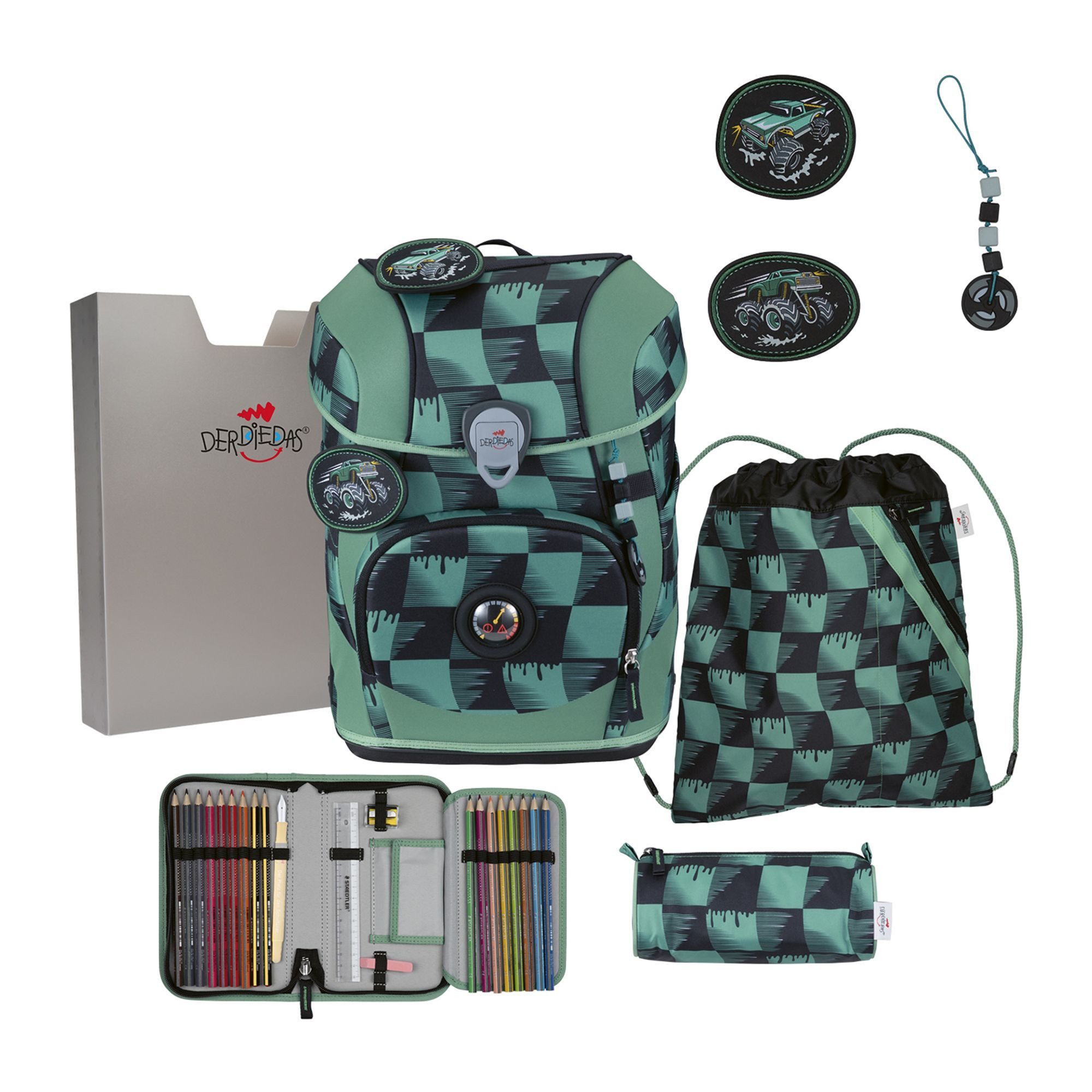 DerDieDas® Schulranzen ErgoFlex Tiny (8-tlg), PET