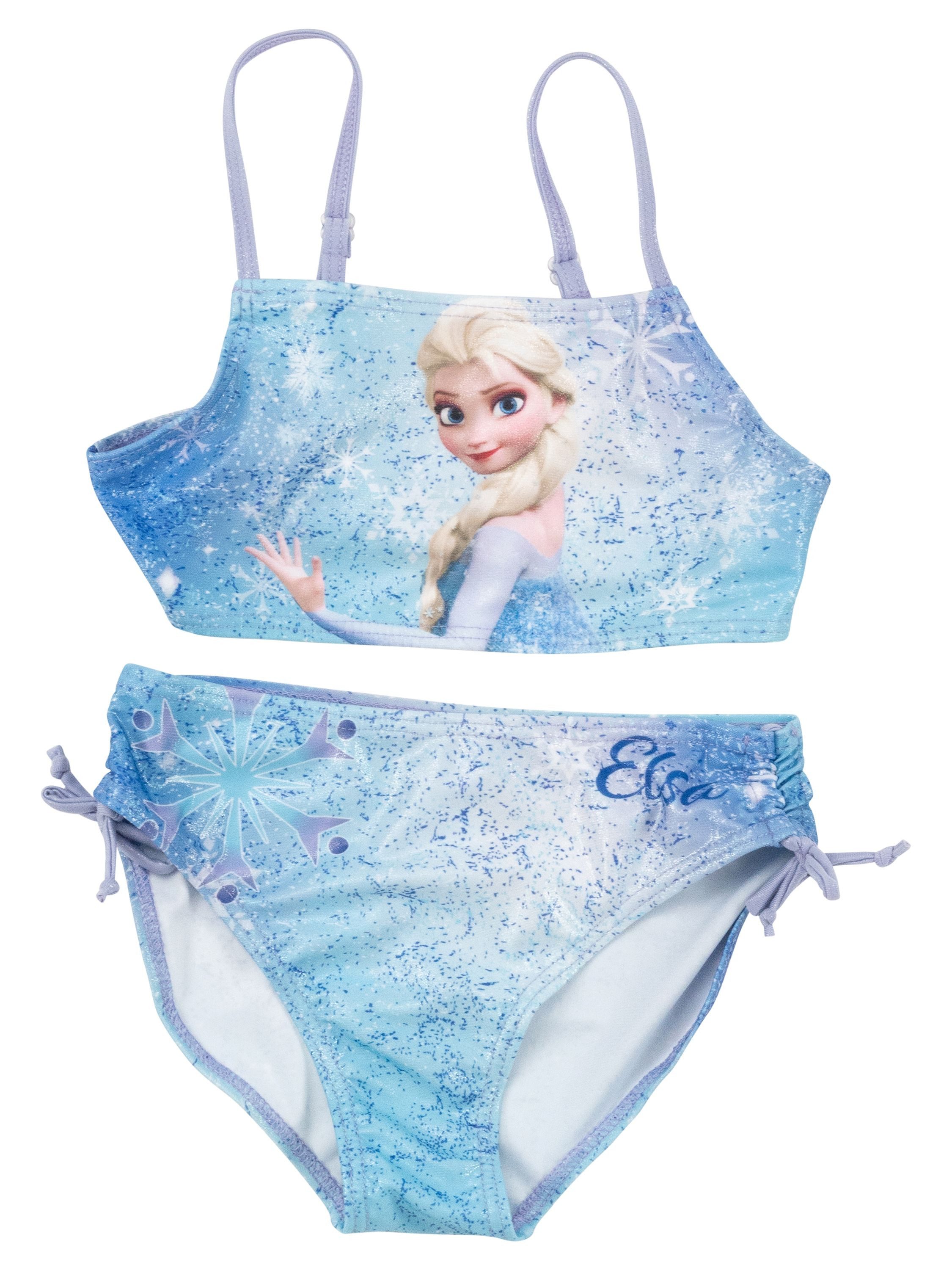 Bustier-Bikini Disney Die Eiskönigin Bikini Elsa Frozen Zweiteiler Schwimmanzug
