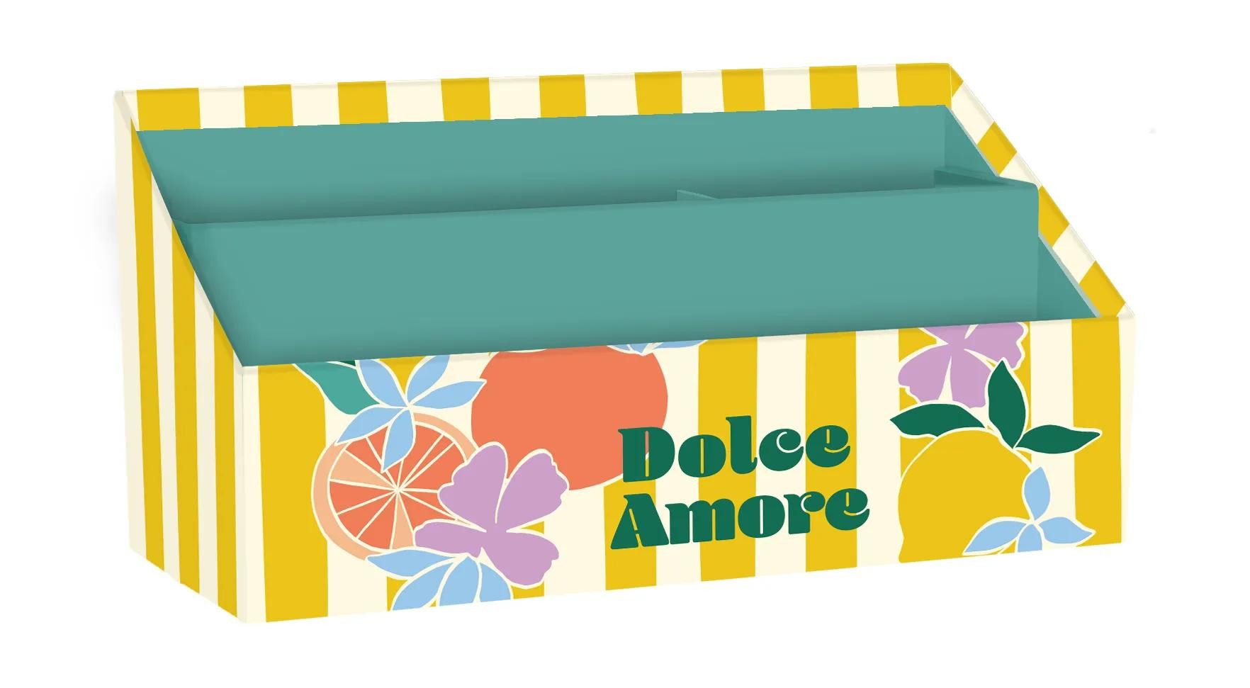 Fächermappe 4x Dolce Amore, Briefständer 25x10x14 cm 116278C