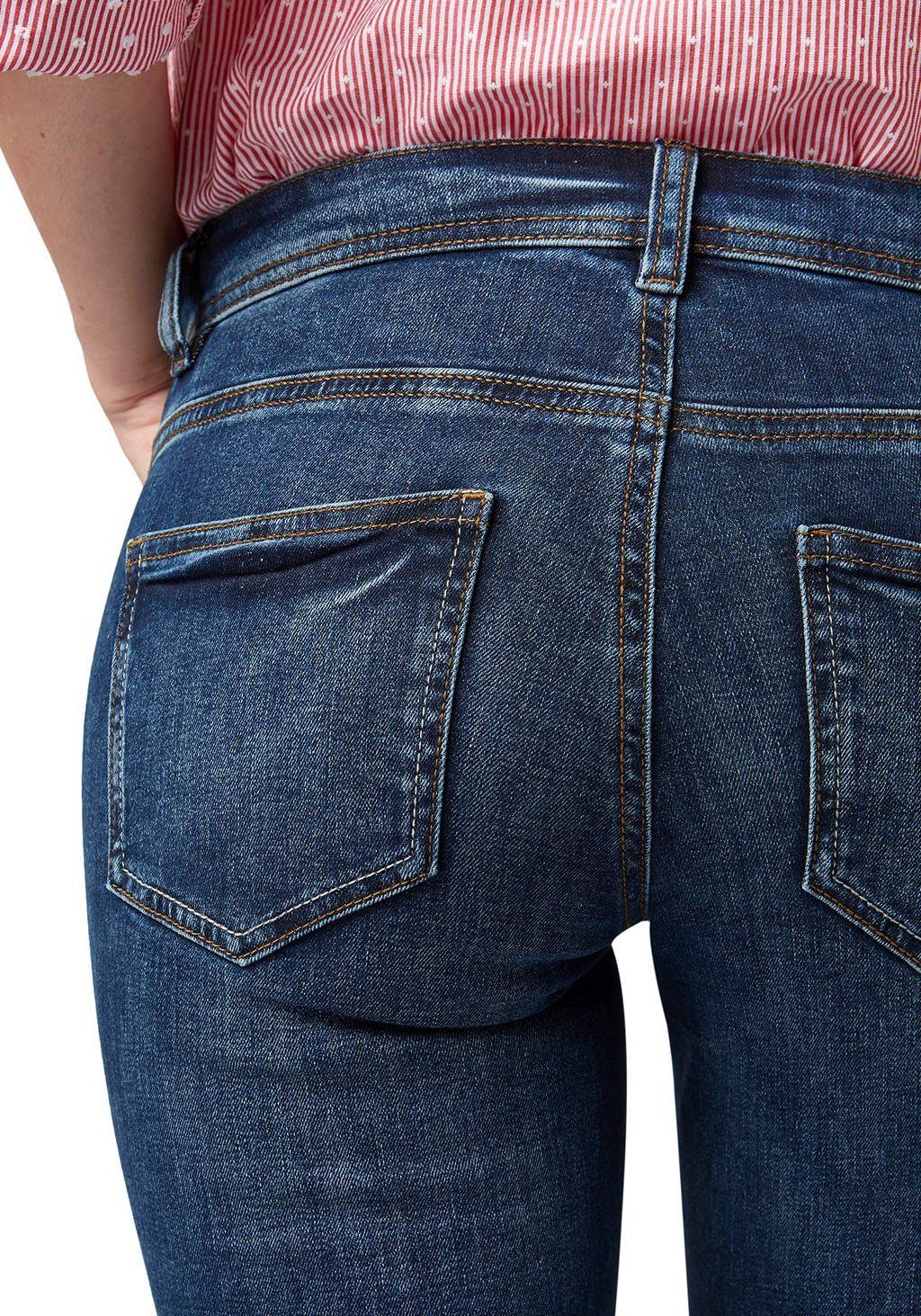 TOM TAILOR Straight-Jeans stone im Design washed klassischen mid