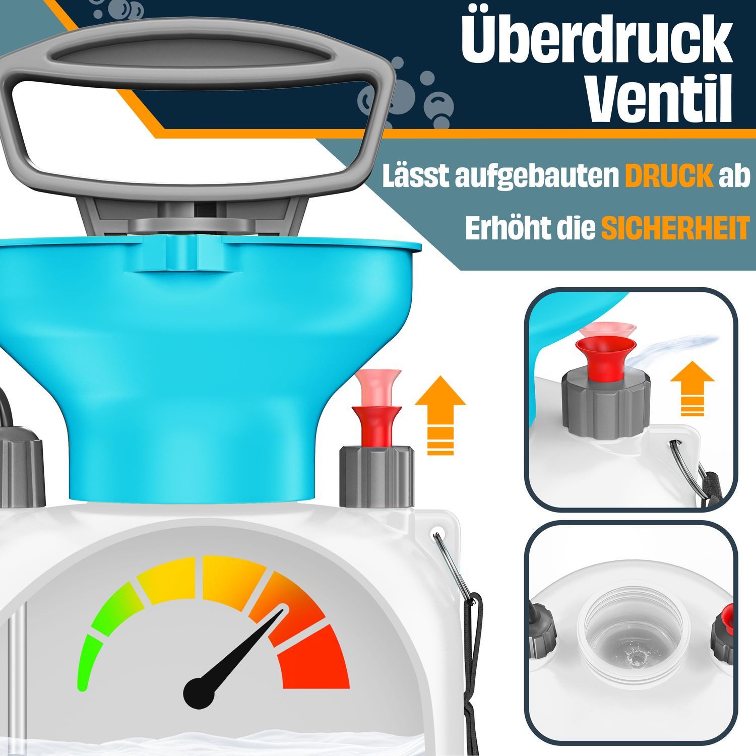 MASKO Drucksprühgerät Drucksprüher säurebeständiges Sprühgerät 3L Füllinhal günstig online kaufen