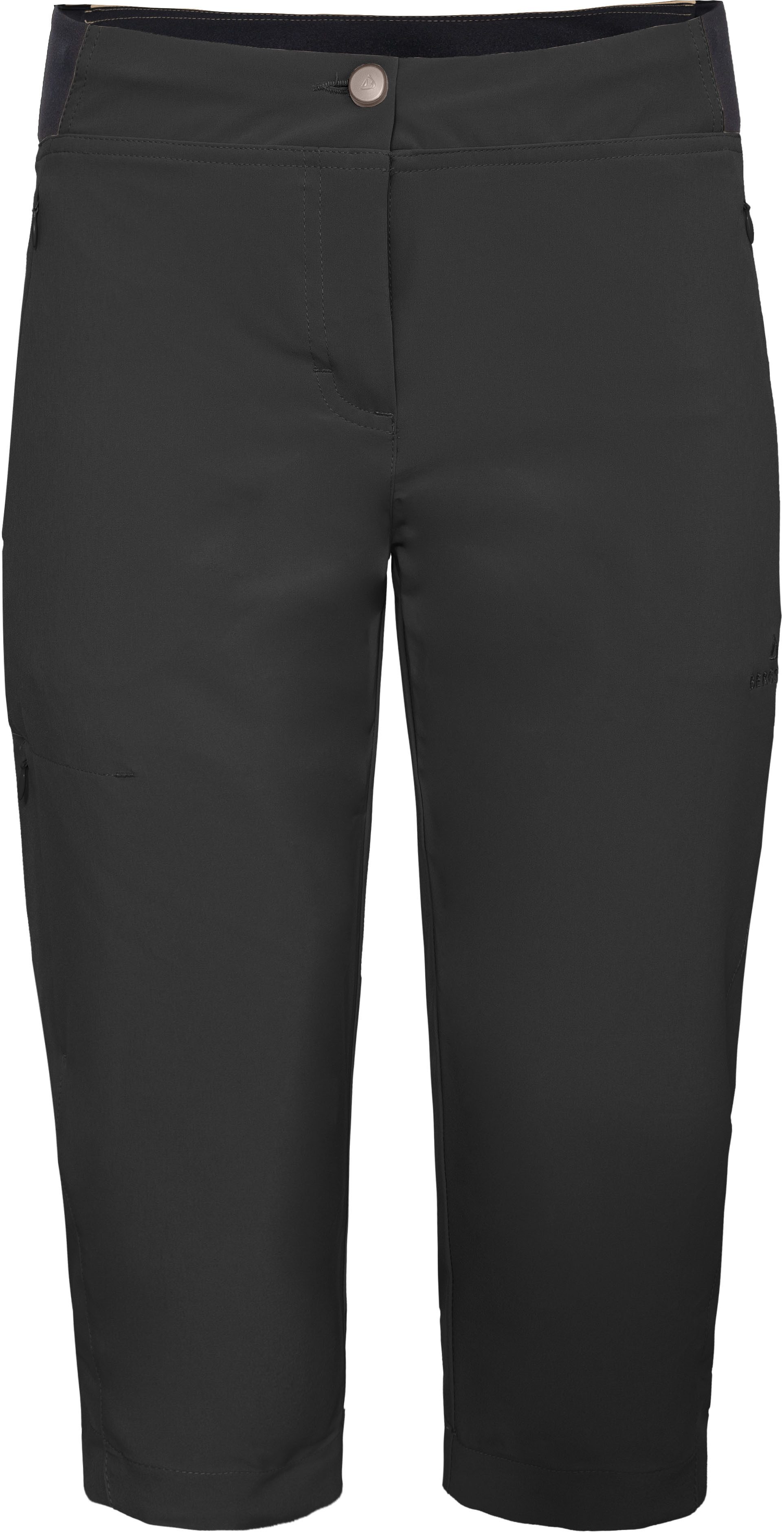 Bergson Outdoorhose AALBORG Vario Capri (slim) Damen 3/4 Wanderhose, recycelt, elastisch, sportlich, Стандартные размеры