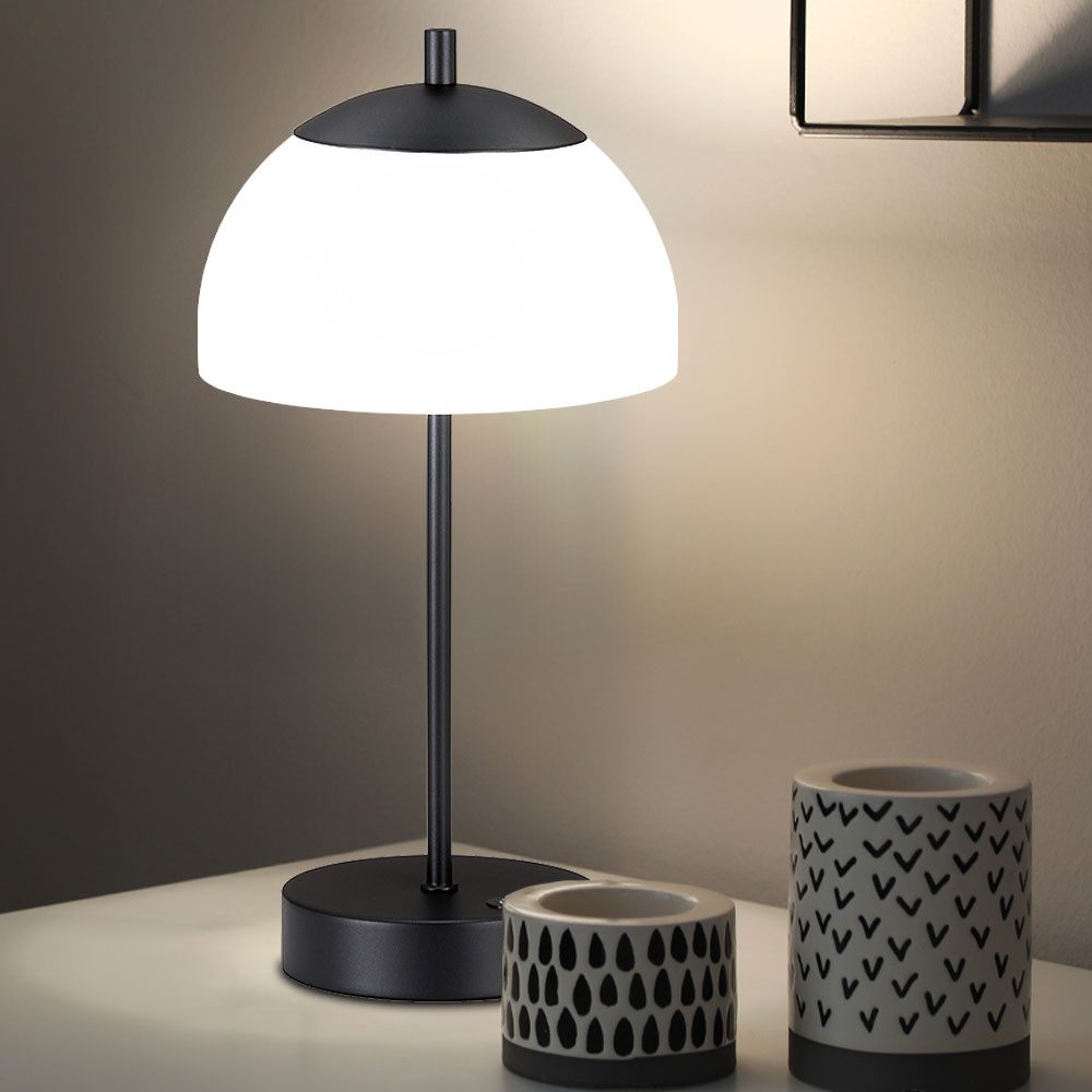 FISCHER & HONSEL LED Tischleuchte, LED-Leuchtmittel fest verbaut, Farbwechsel, Neutralweiß, Kaltweiß, Warmweiß, Tageslichtweiß, Tischlampe LED Nachttischlampe Schreibtischlampe Touchdimmer H 35 cm