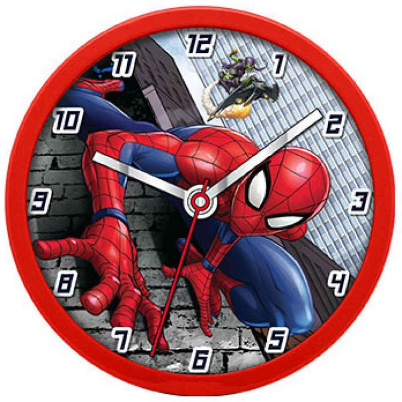 Kids Euroswan Wanduhr Wanduhr für Kinder Spiderman Uhr