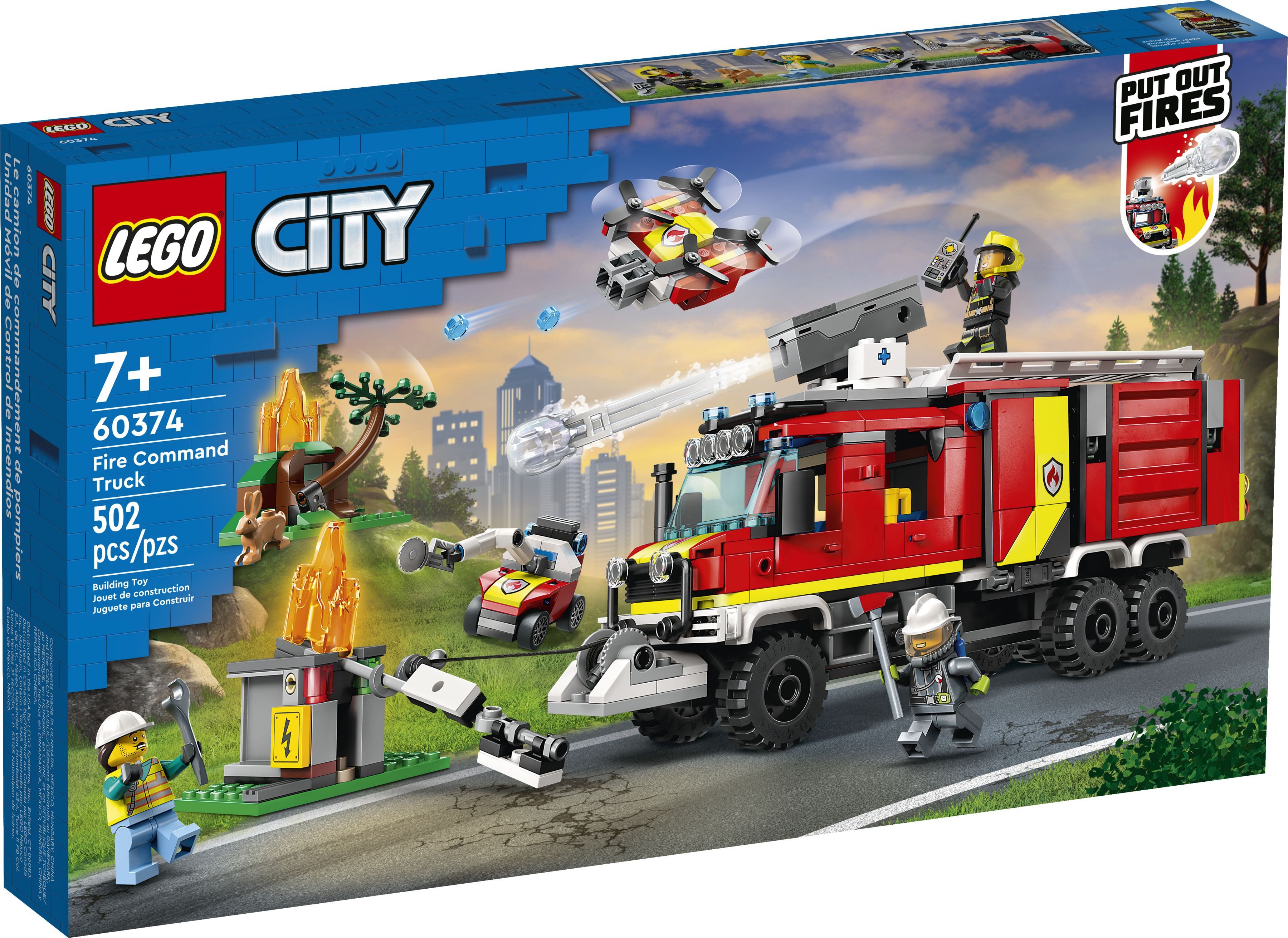 LEGO® LEGO® City 60374 Einsatzleitwagen der Feuerwehr Spielbausteine