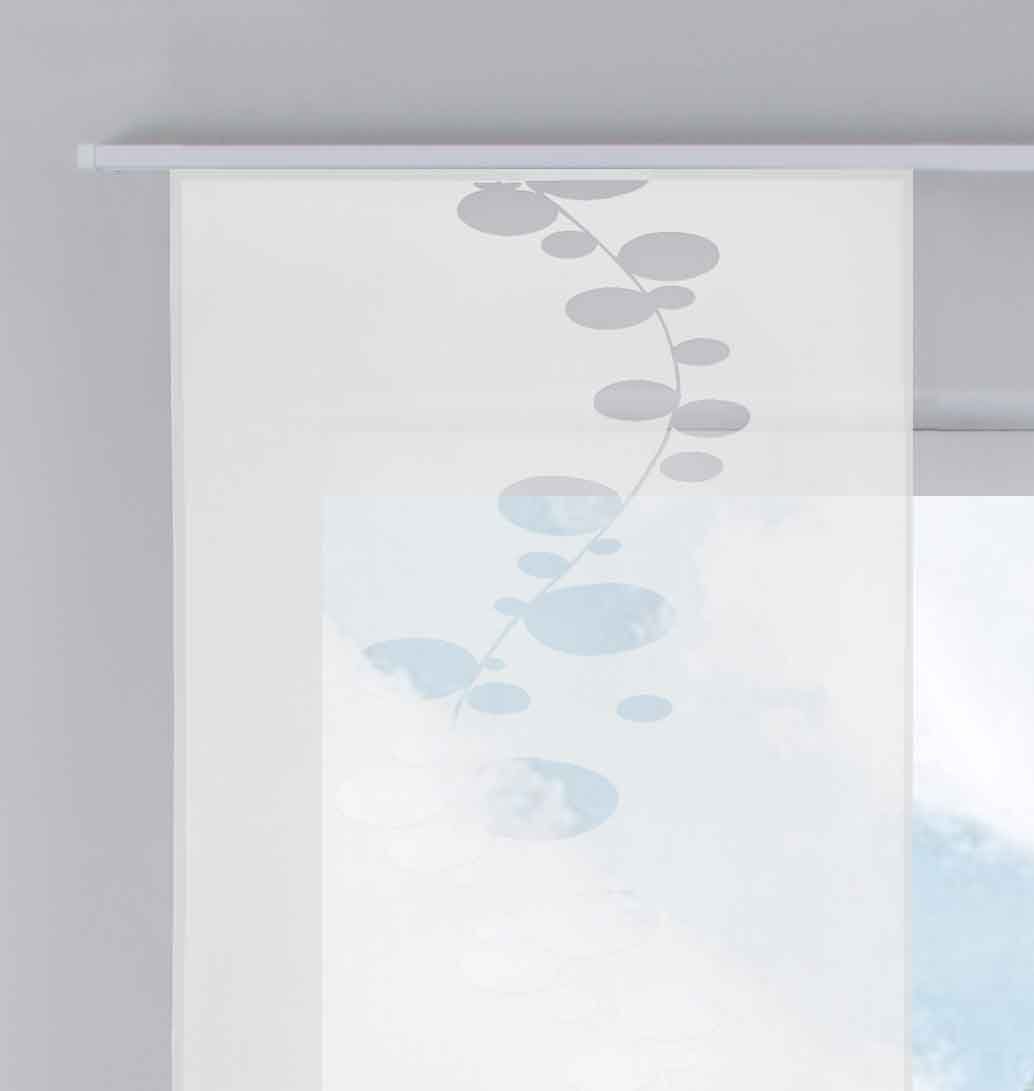 Gardinenbox Schiebegardine, Klettband, blickdicht, Raumtrenner Flächenvorha günstig online kaufen