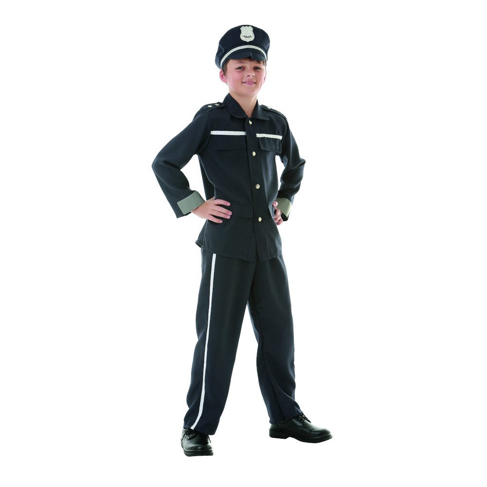 MICA Kostüm Kostüm - Polizist - 3-teilig - für Kinder - Größe 98/104