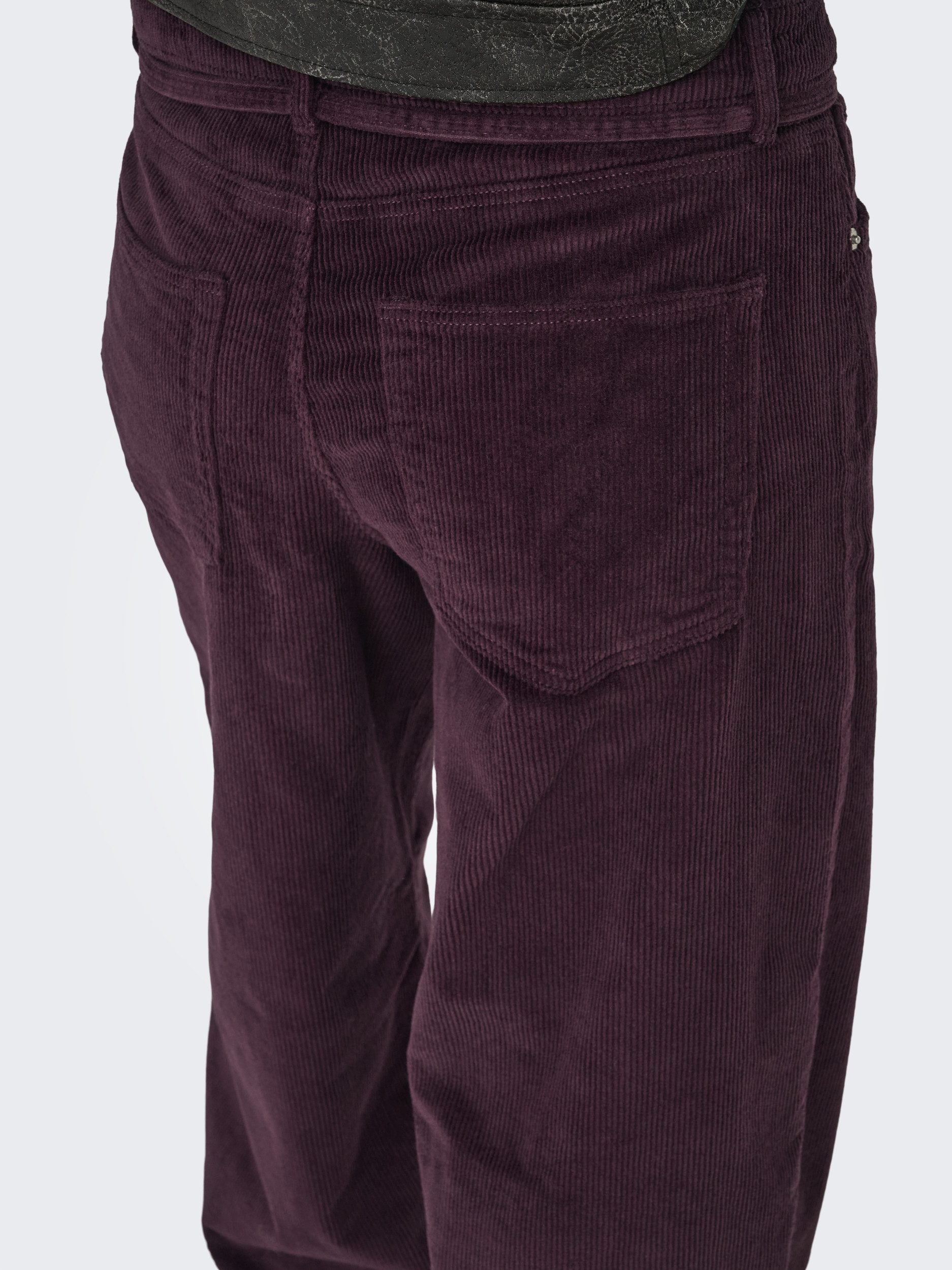 ONLY Stoffhose ONLGIANNA-GLOBAL MW STR BELT CORD P