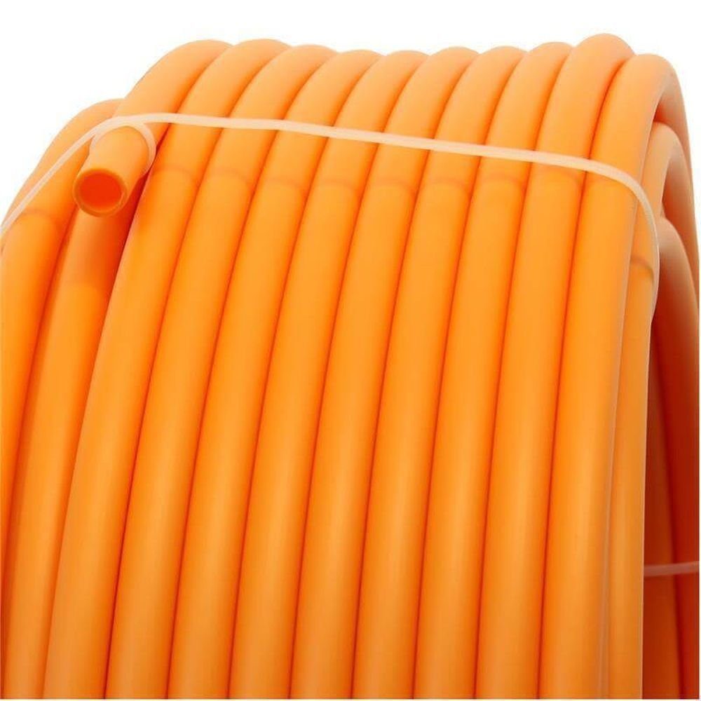 Hoopomania HDPE-Rohr Kunststoffrohr aus HDPE-20mm, ORANGE, Meterware, (Meterware), Kunststoffrohr, 16 mm
