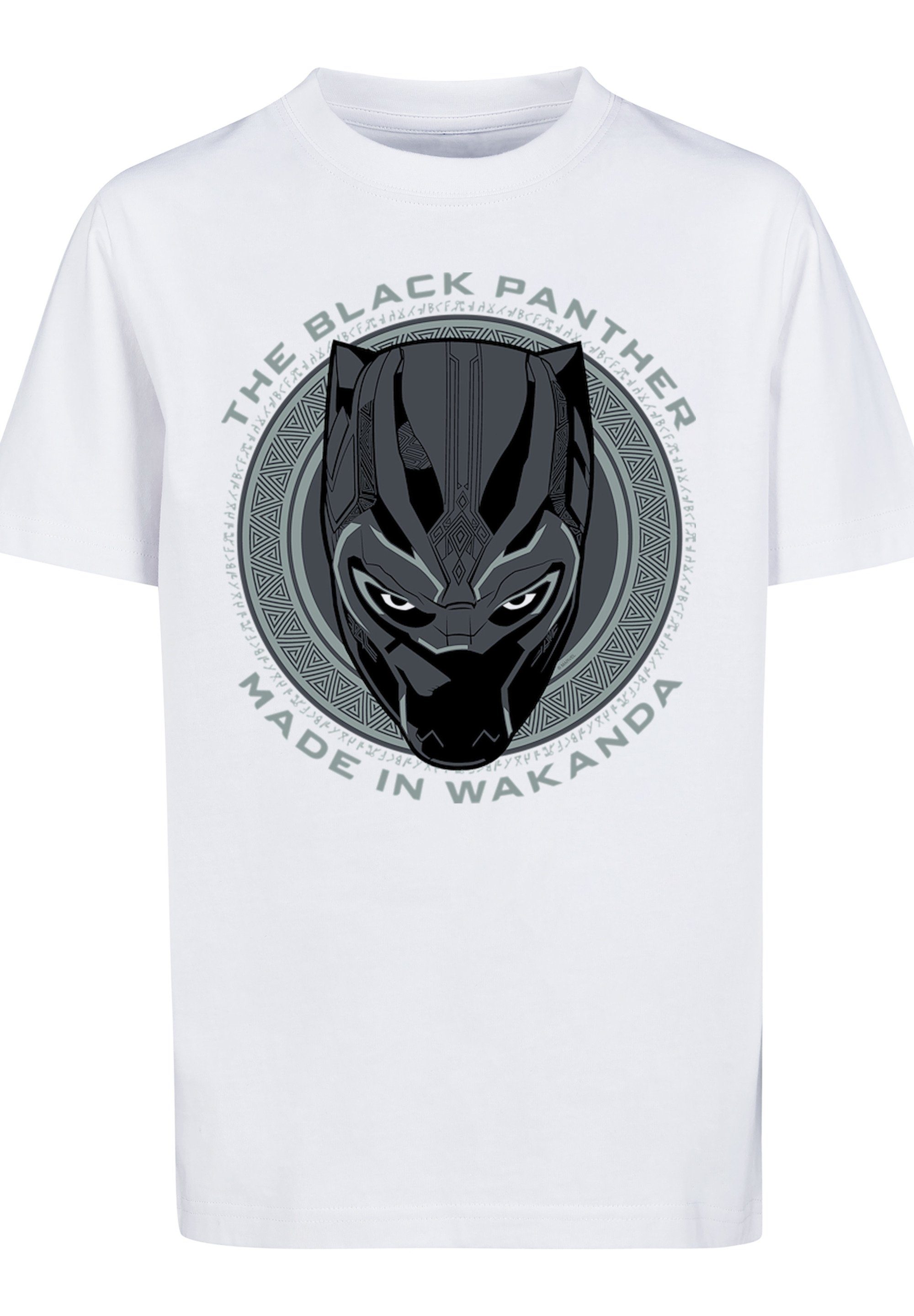 Print Marvel in Black Made weiß F4NT4STIC Panther T-Shirt Wakanda