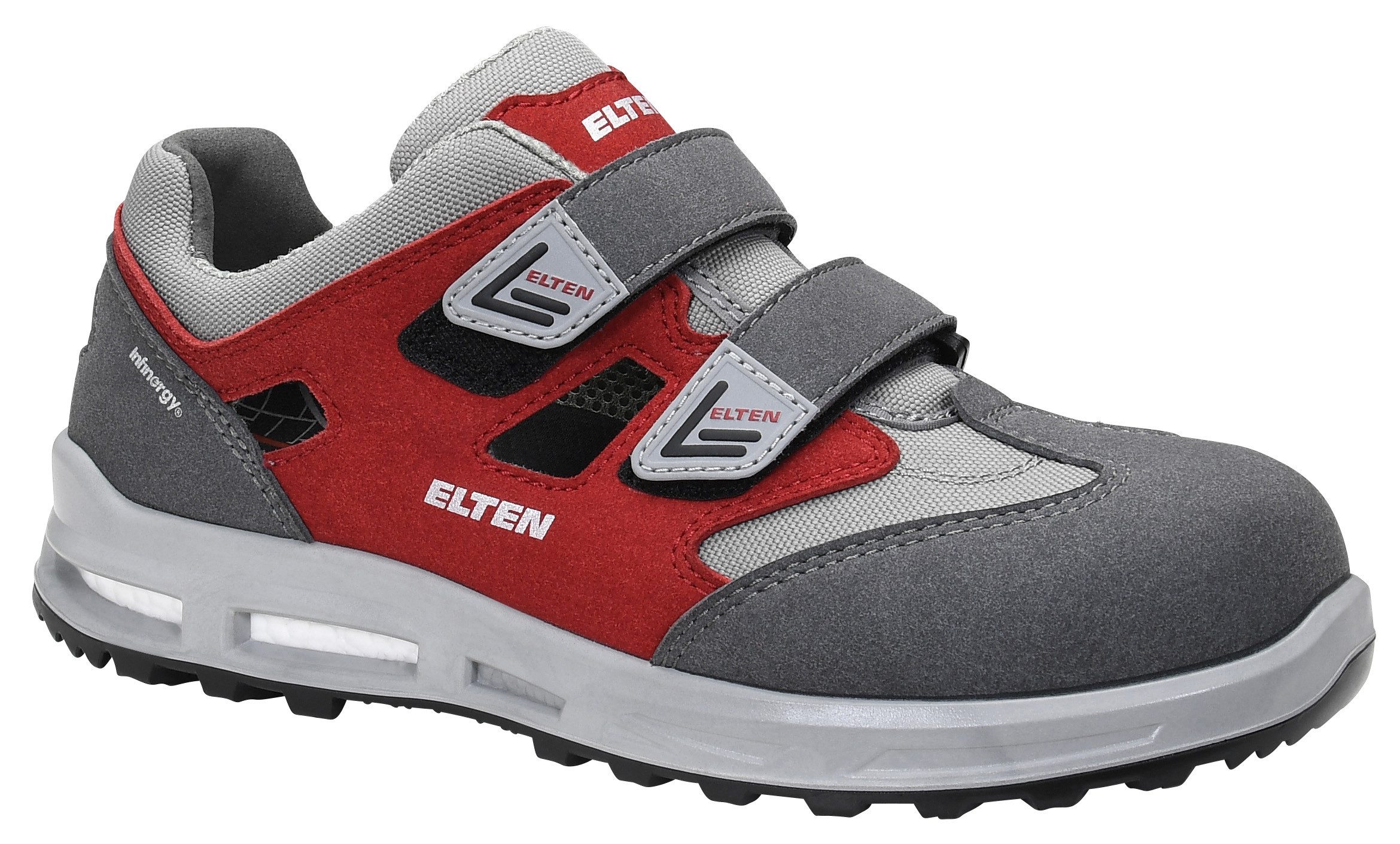 ELTEN TRAVIS XXT grey-red Easy ESD S1 Sicherheitsschuh (Schuhkarton, Paar)