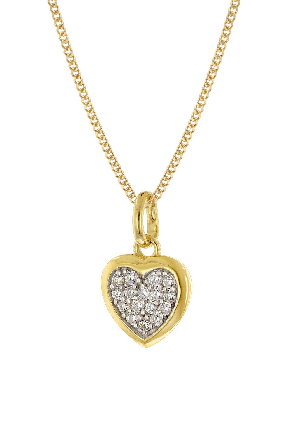 trendor Panzerkette -Anhänger Gold 333 mit goldplattierter Panzerkette günstig online kaufen