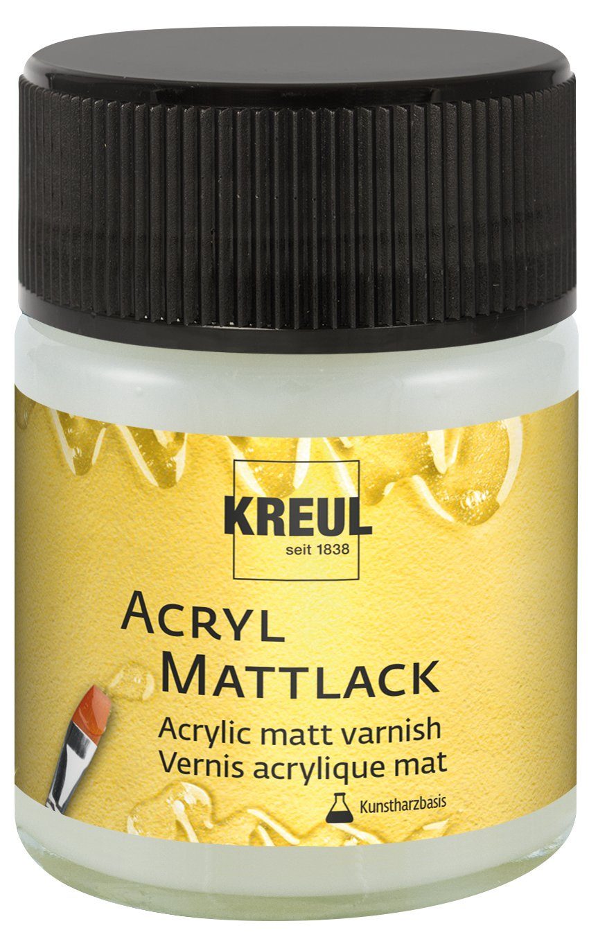 Kreul ml Klarlack Acryl-Mattlack 50 Kunstharz, Klarlack