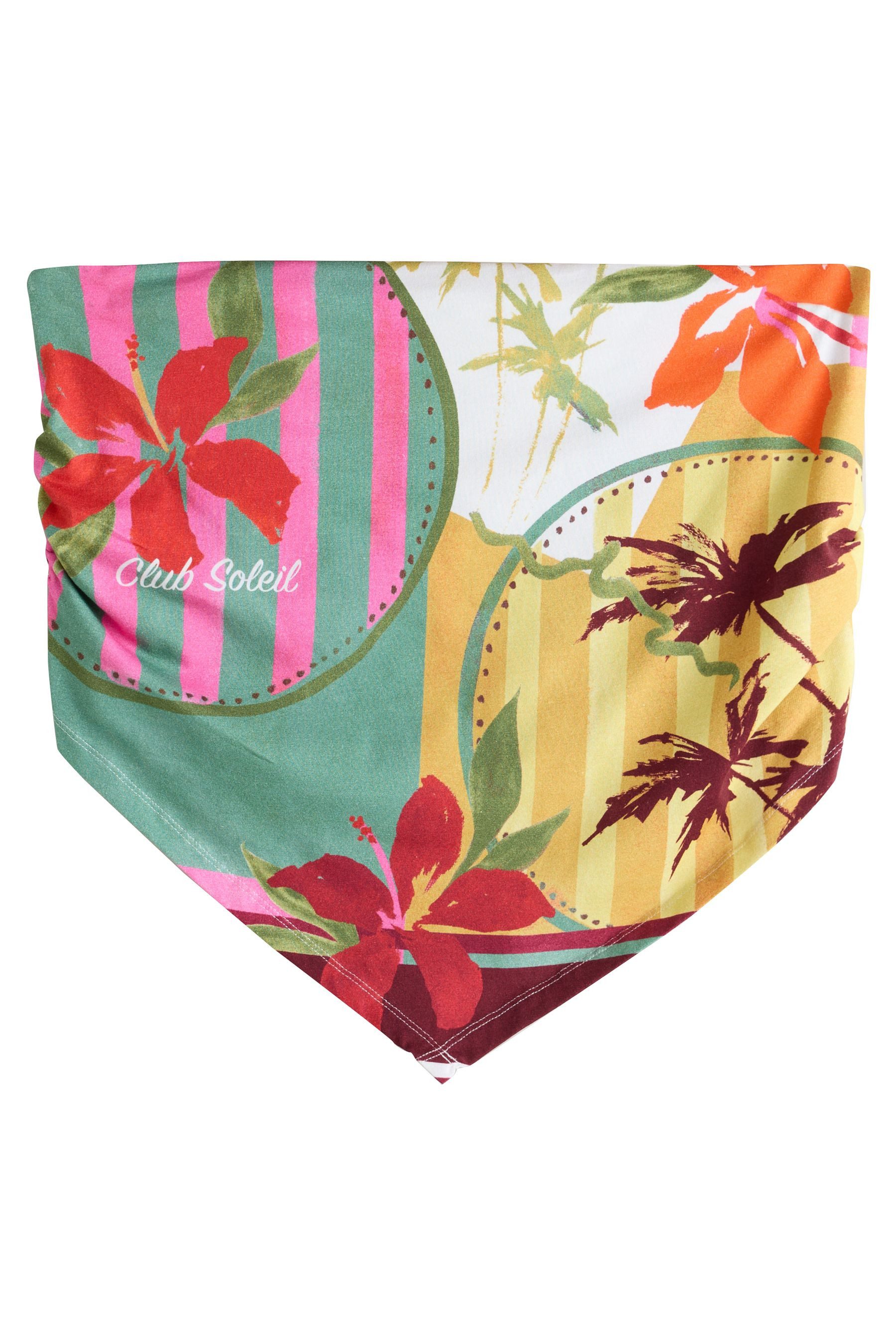 Next Bandeautop Bandeau-Schlauch-Top mit Schal (1-tlg)