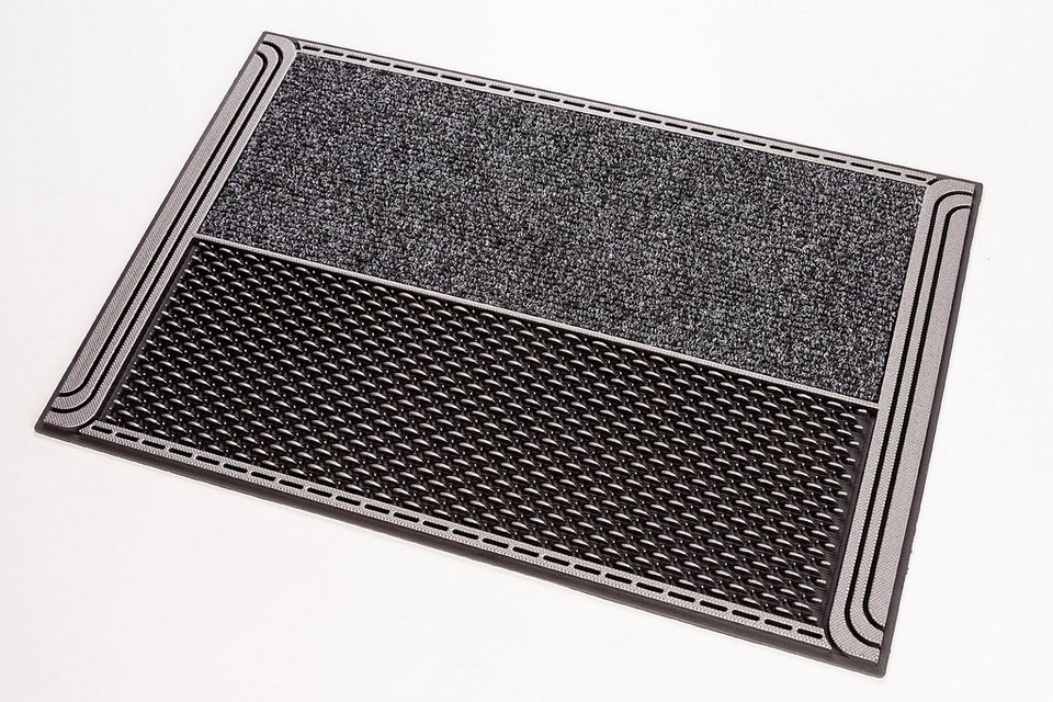 Fußmatte DC Clean Horizon, Home2Fashion, rechteckig, Höhe: 8 mm,  Schmutzfangmatte, robust & strapazierfähig, In- und Outdoor geeignet