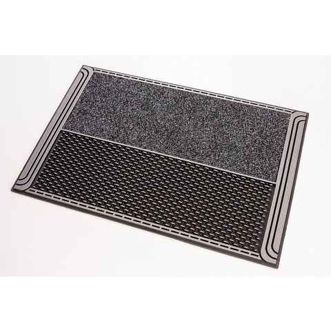 Fußmatte DC Clean Horizon, Home2Fashion, rechteckig, Höhe: 8 mm, Schmutzfangmatte, robust & strapazierfähig, In- und Outdoor geeignet
