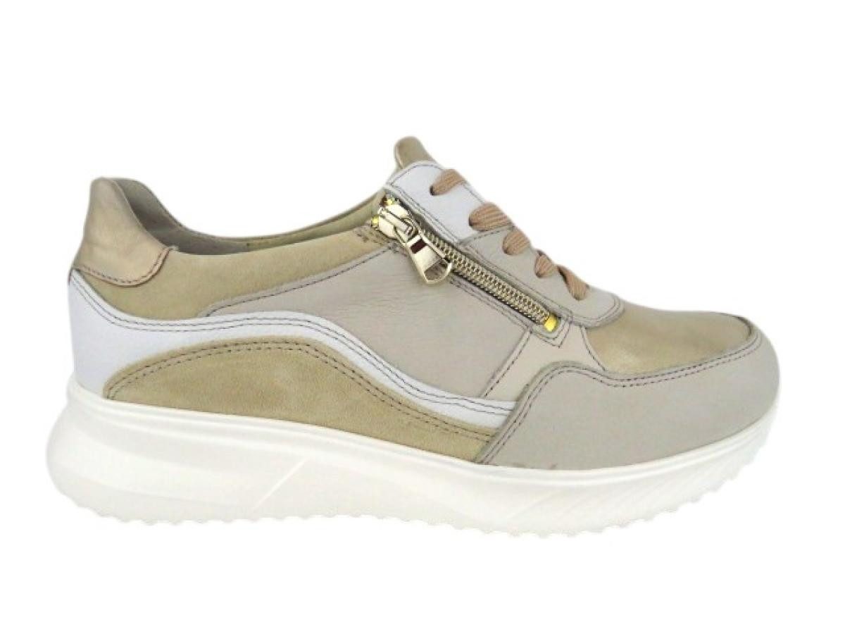 Waldläufer K-Janka perl light gold Slipper