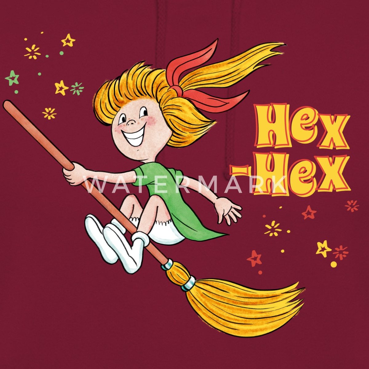 Spreadshirt Hoodie Bibi Blocksberg Mit Bibi Und Kartoffelbrei Unisex Hoodie (1-tlg)