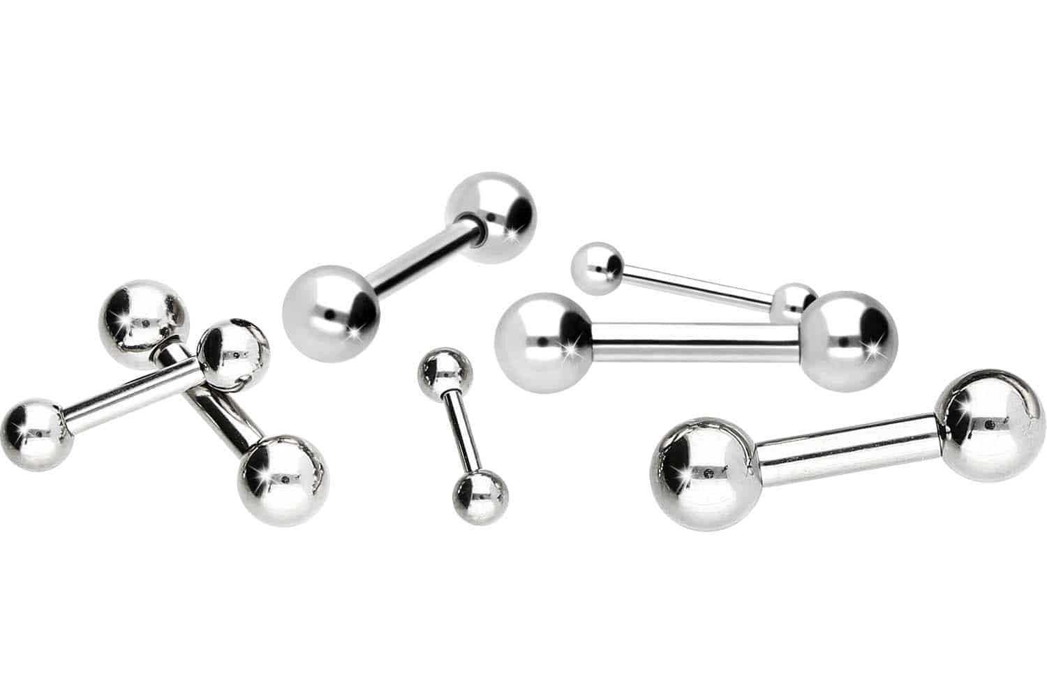 PIERCINGLINE Brustwarzenpiercing Titan Barbell (Barbells / günstig online kaufen