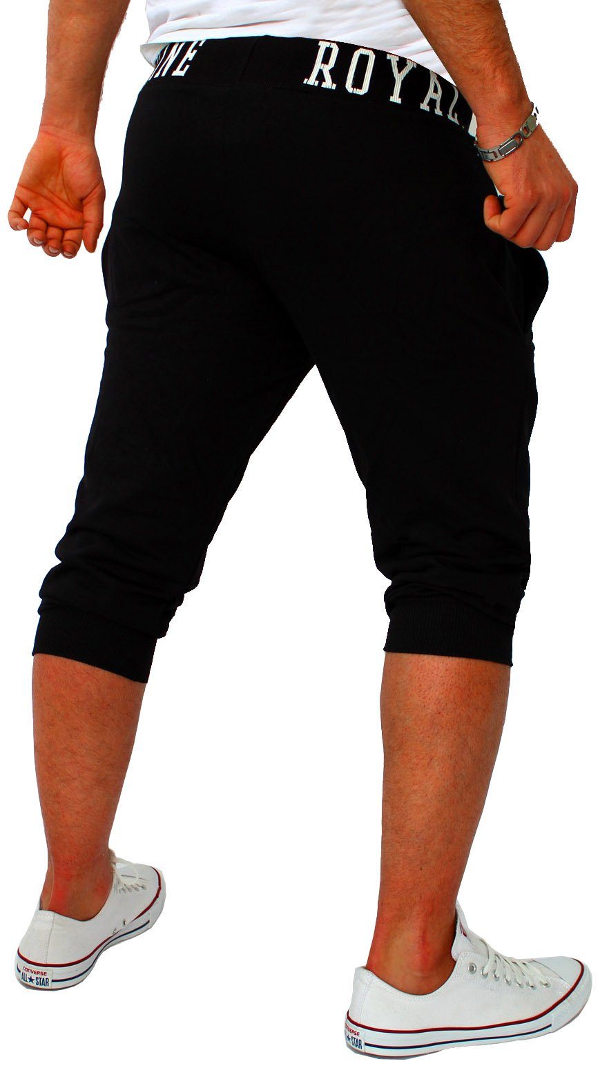 Jaylvis Bermudas Herren Short 3/4 Hose Kurze Jogginghose Sport Marine Royal günstig online kaufen