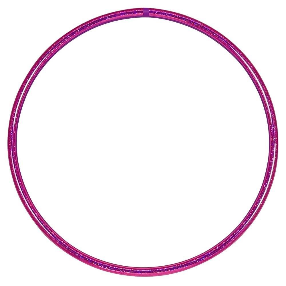 Hoopomania Hula-Hoop-Reifen Zirkus Hula Hoop, Glitter Farben, Ø 85cm Pink