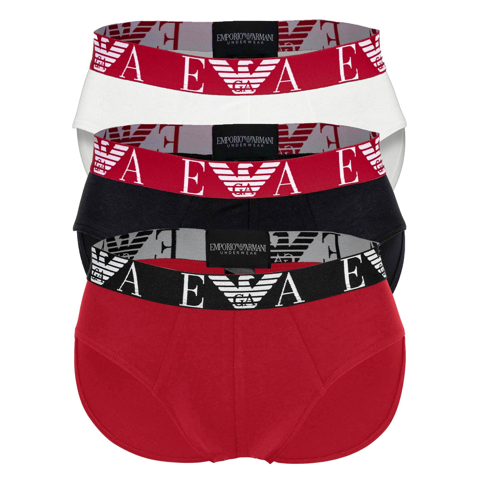 Slip Herren Slip 3er Pack Baumwolle Bold Monogram