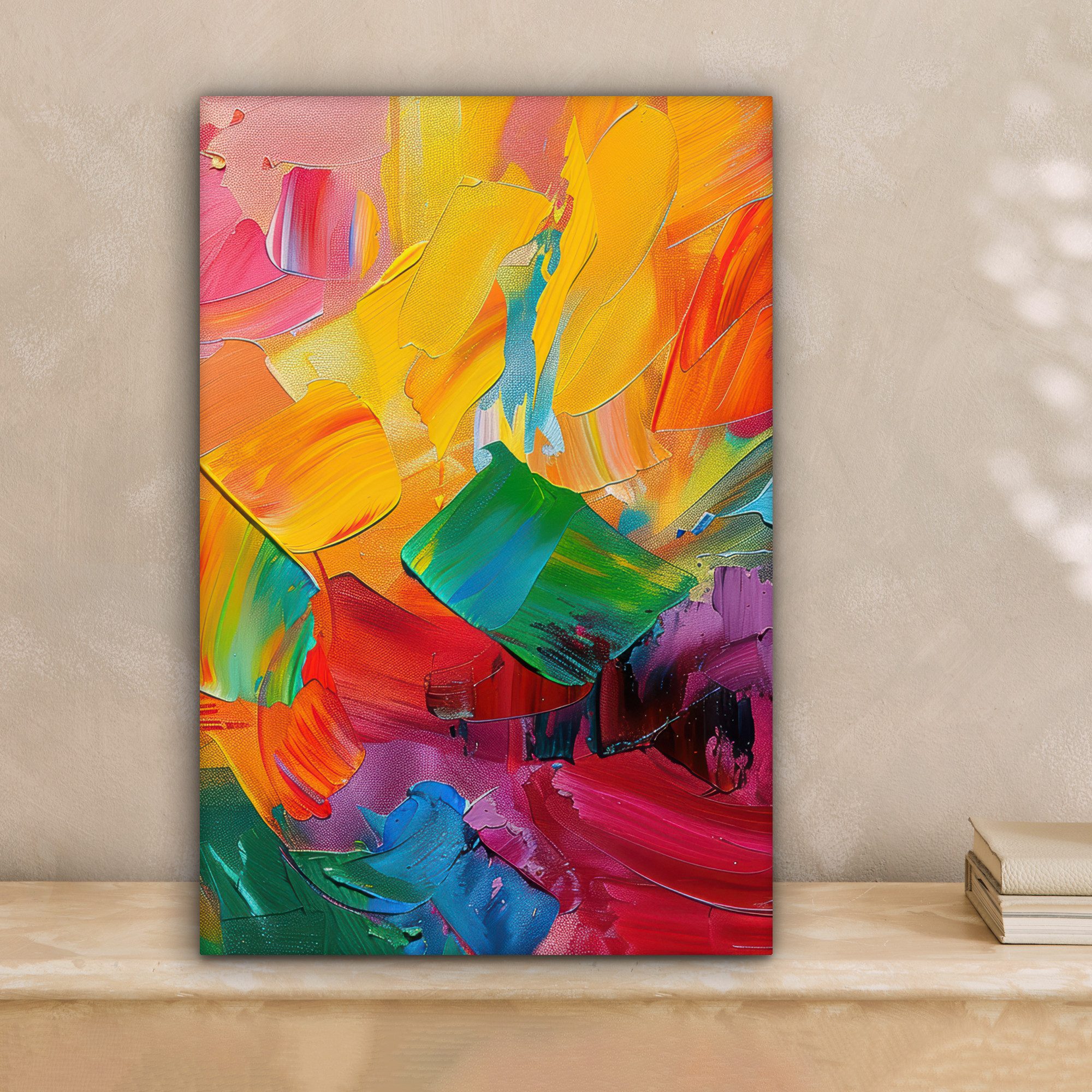 OneMillionCanvasses® Leinwandbild Abstrakt - Lackierung - Modern - Farbenfr günstig online kaufen